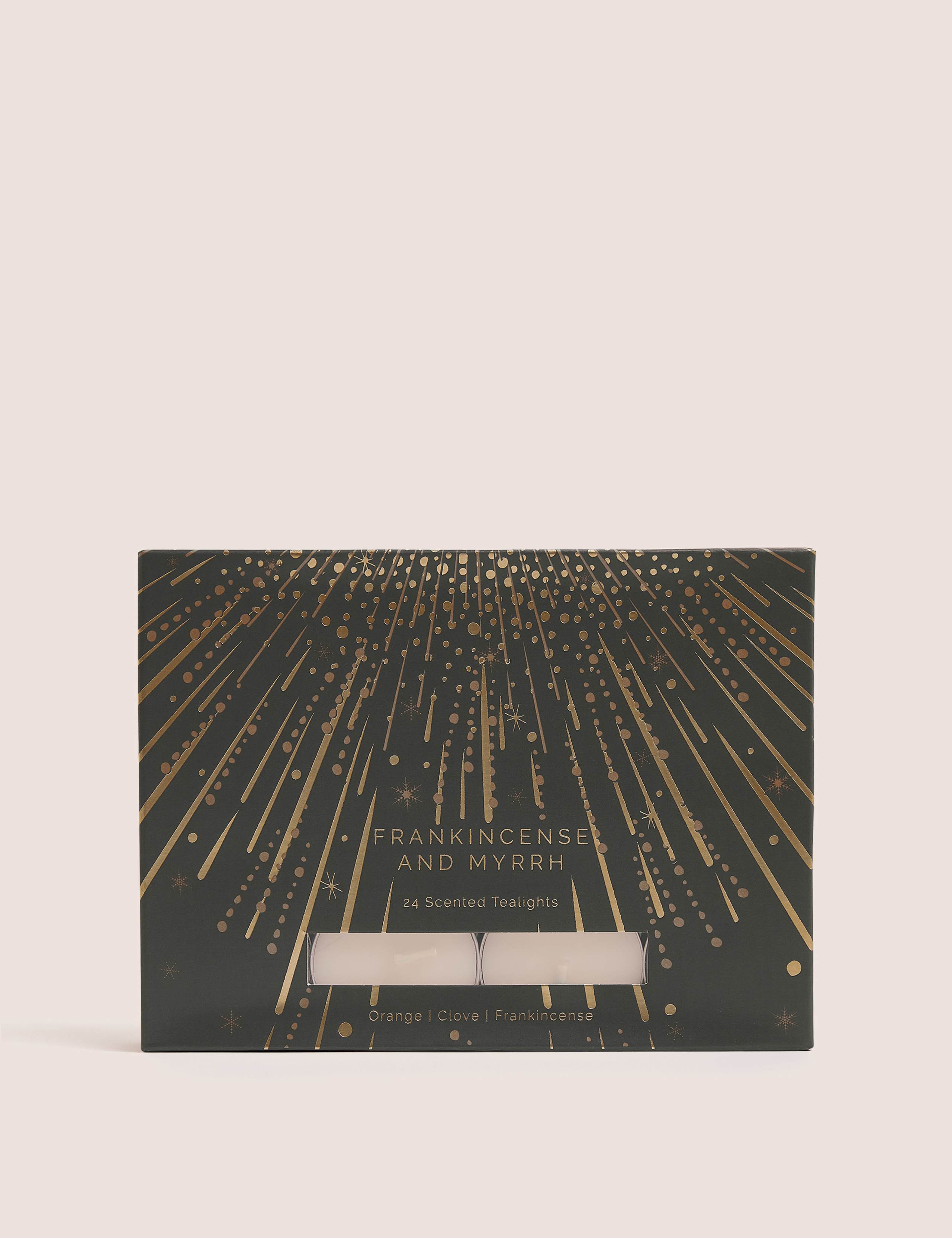 24 Pack Frankincense & Myrrh Tealights 1 of 3