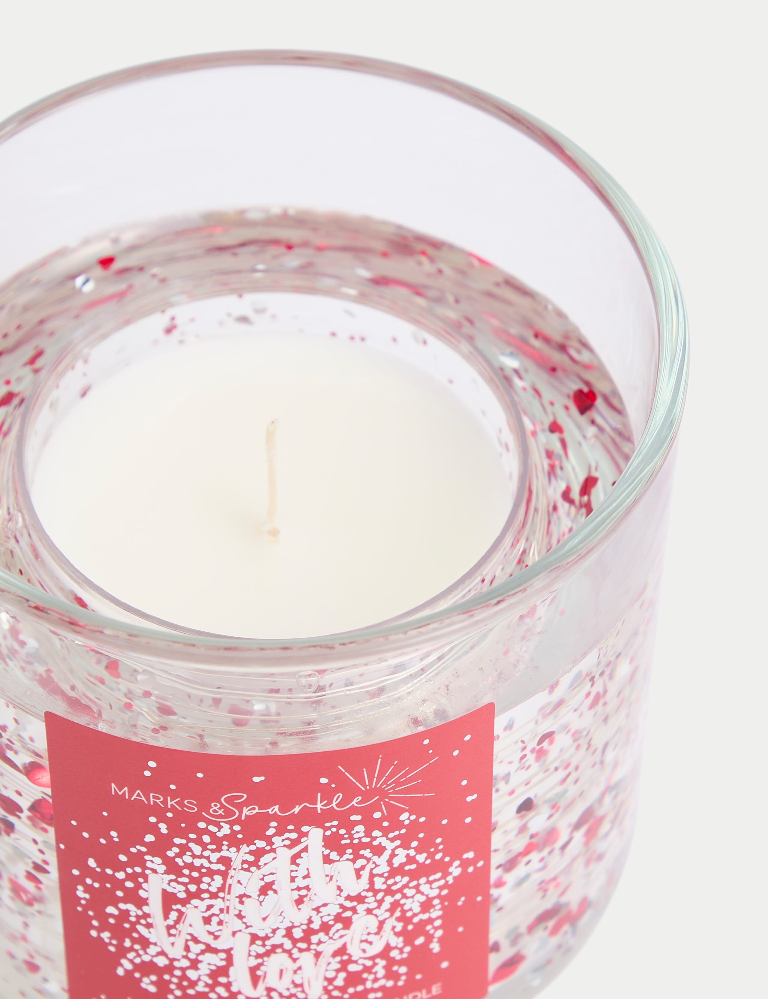 Yuzu & Pomegranate Heart Light Up Candle 3 of 4