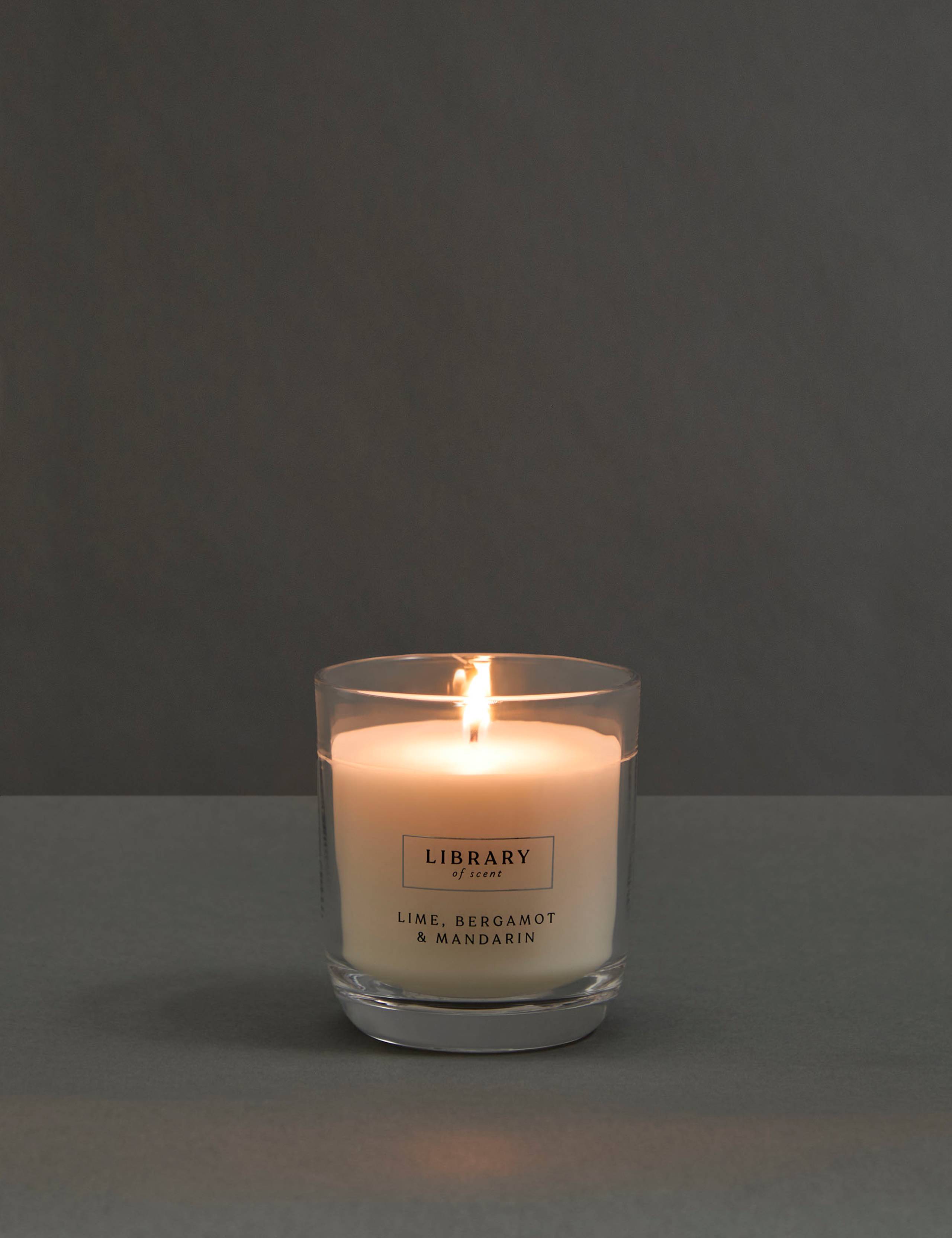 Lime, Bergamot & Mandarin Scented Candle 2 of 4