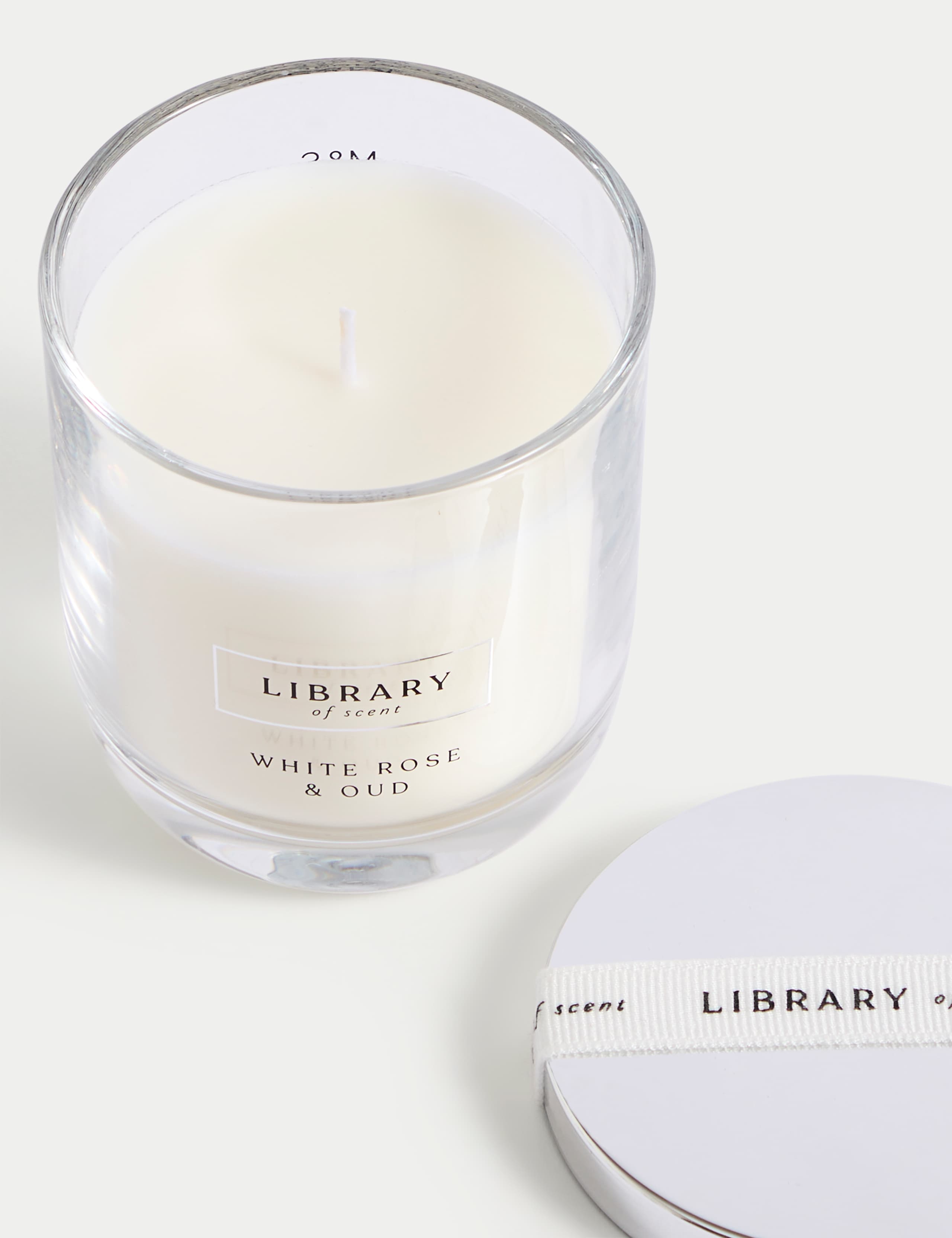 White Rose & Oud Scented Candle 5 of 6