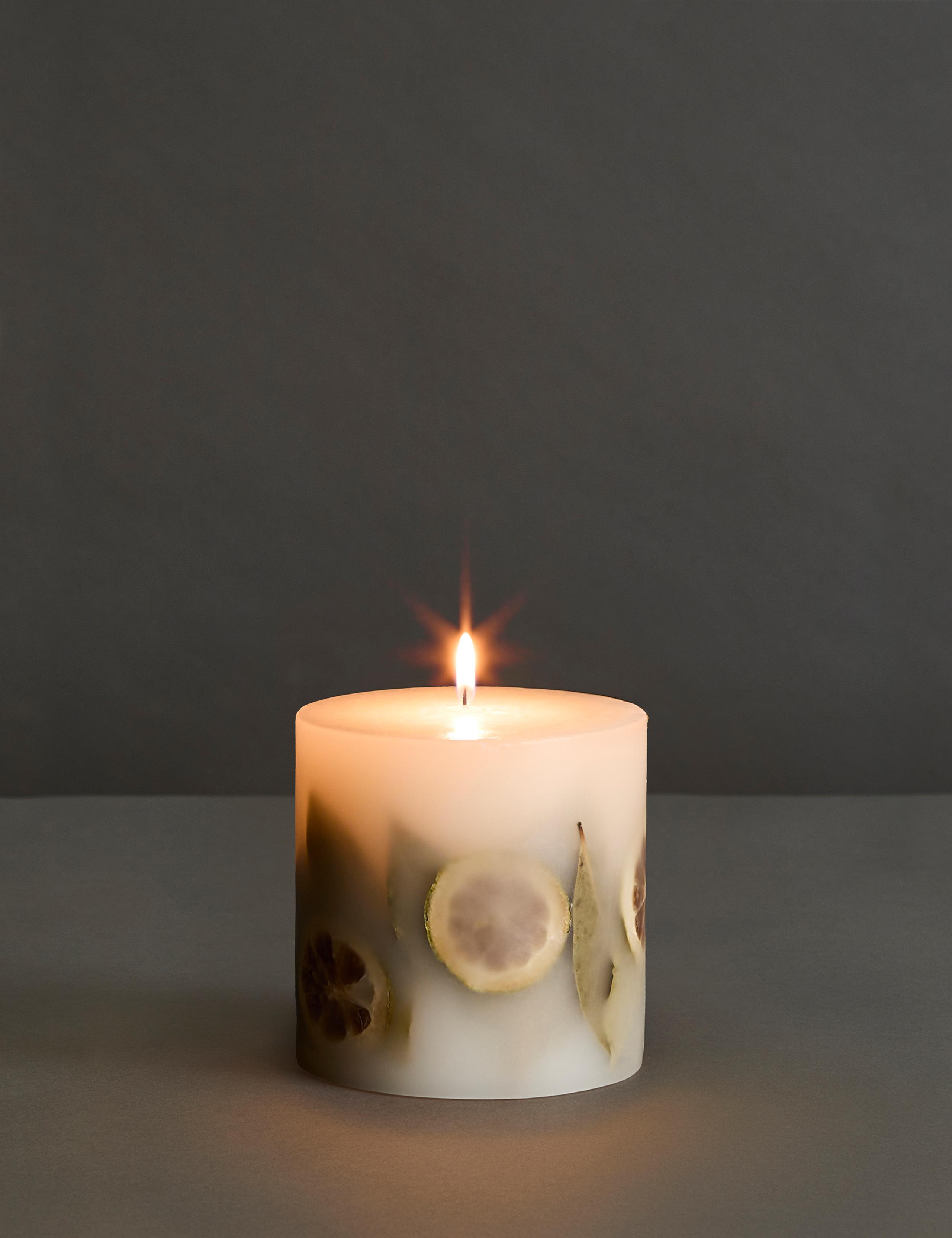 Lime, Bergamot & Mandarin Scented Candle 2 of 4