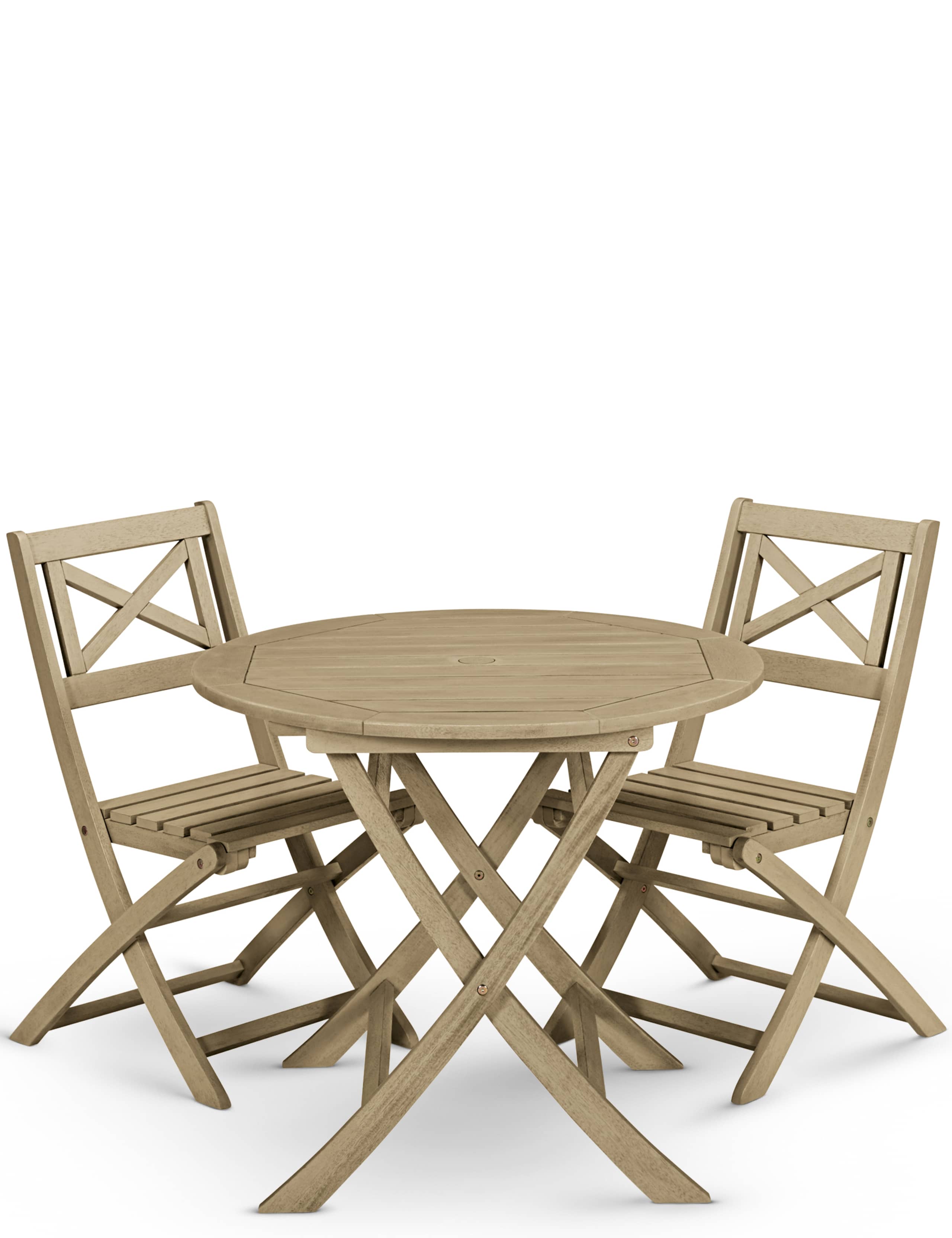 Dahlia Round Folding Table & 2 Chairs 1 of 5