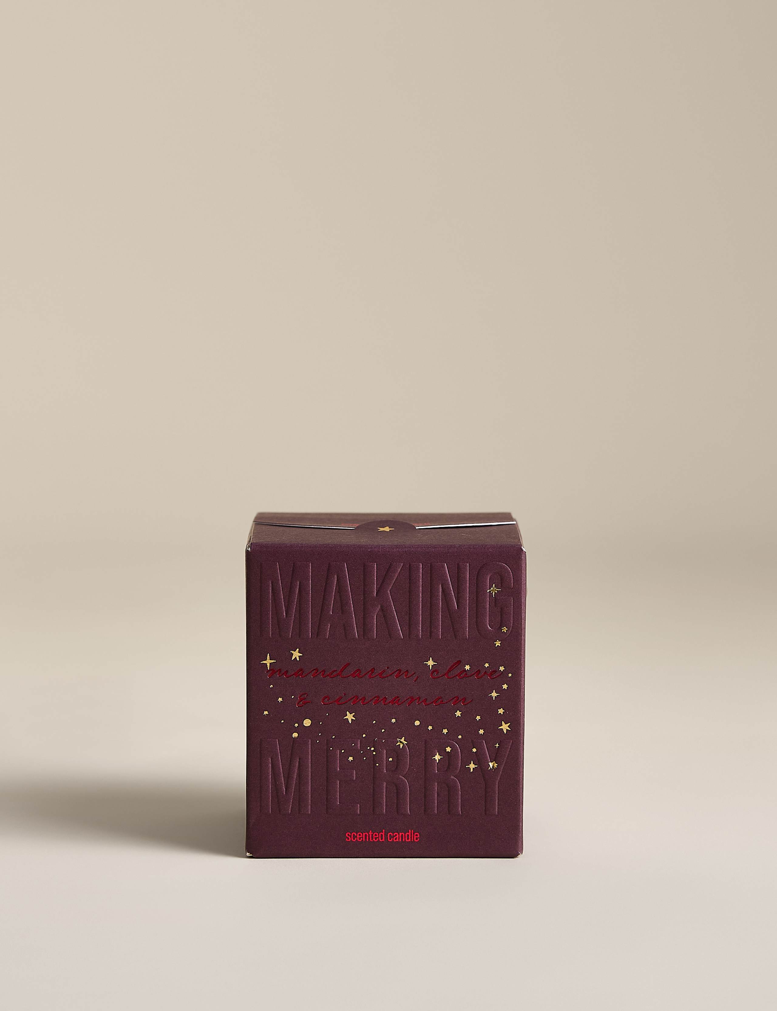 Mandarin, Clove & Cinnamon Boxed Candle 3 of 3