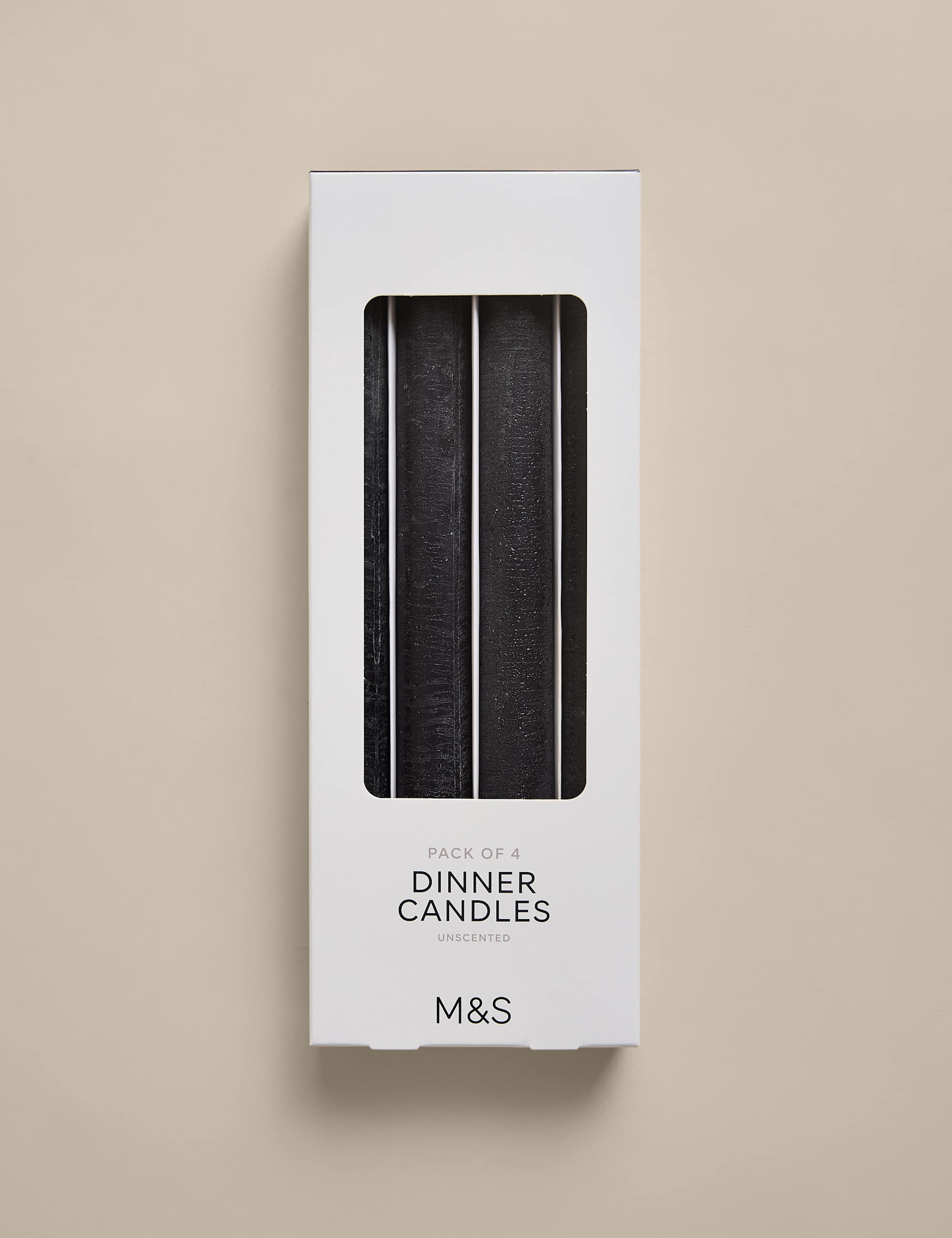 4 Pack Wax Dinner Candles 3 of 3
