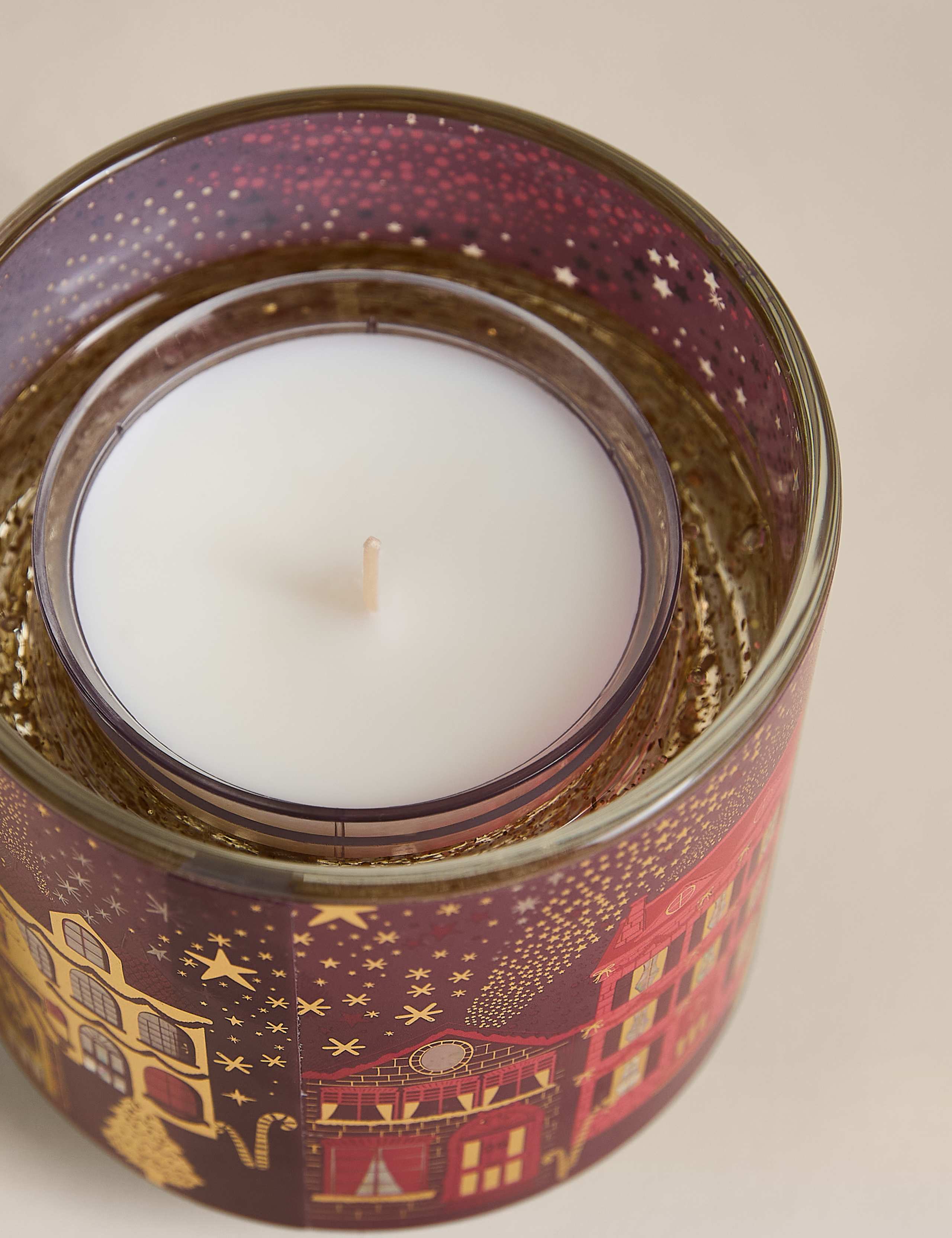 Mandarin, Clove & Cinnamon Refillable Light Up Candle 3 of 4