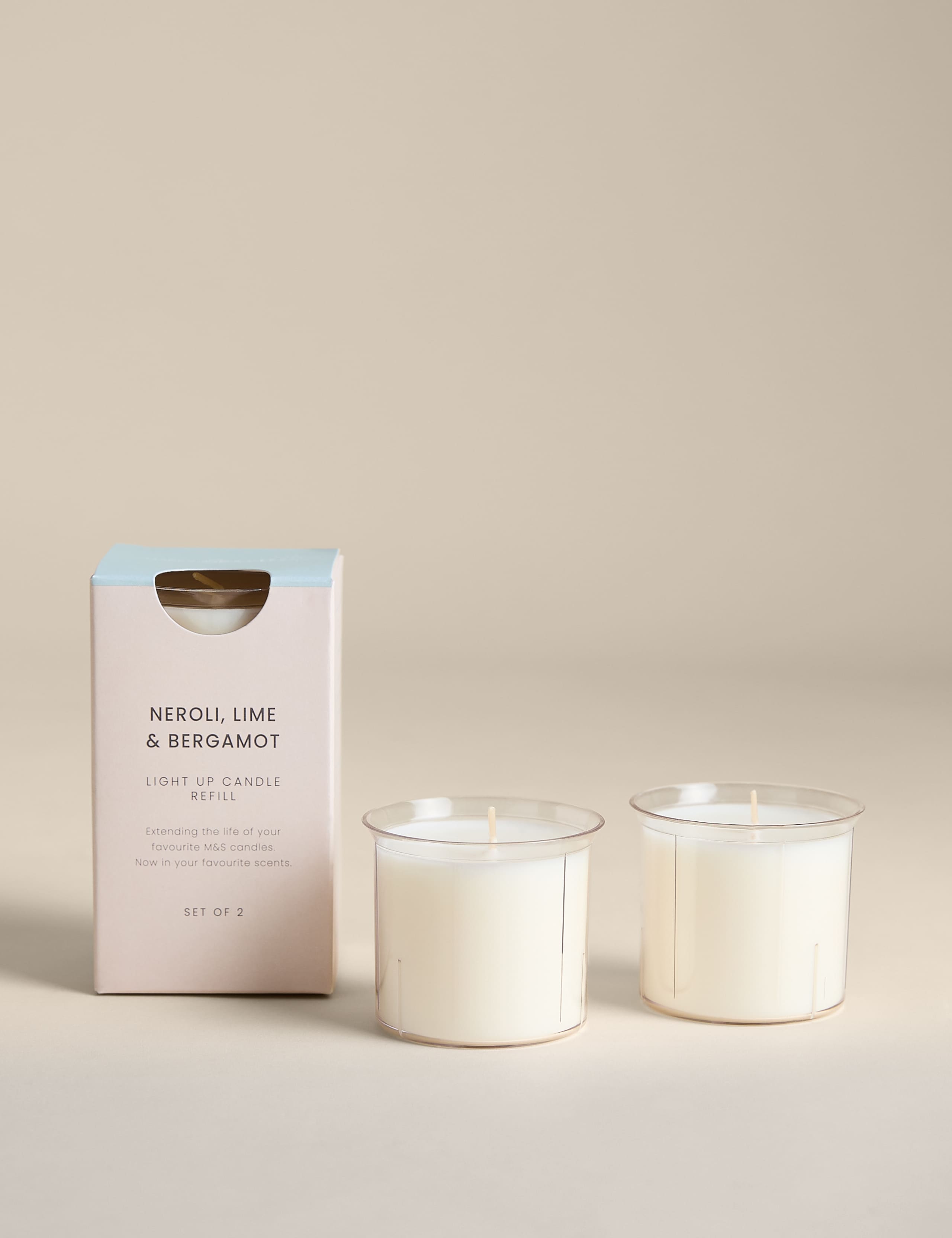 Set of 2 Neroli, Lime & Bergamot Candle Refills 1 of 3