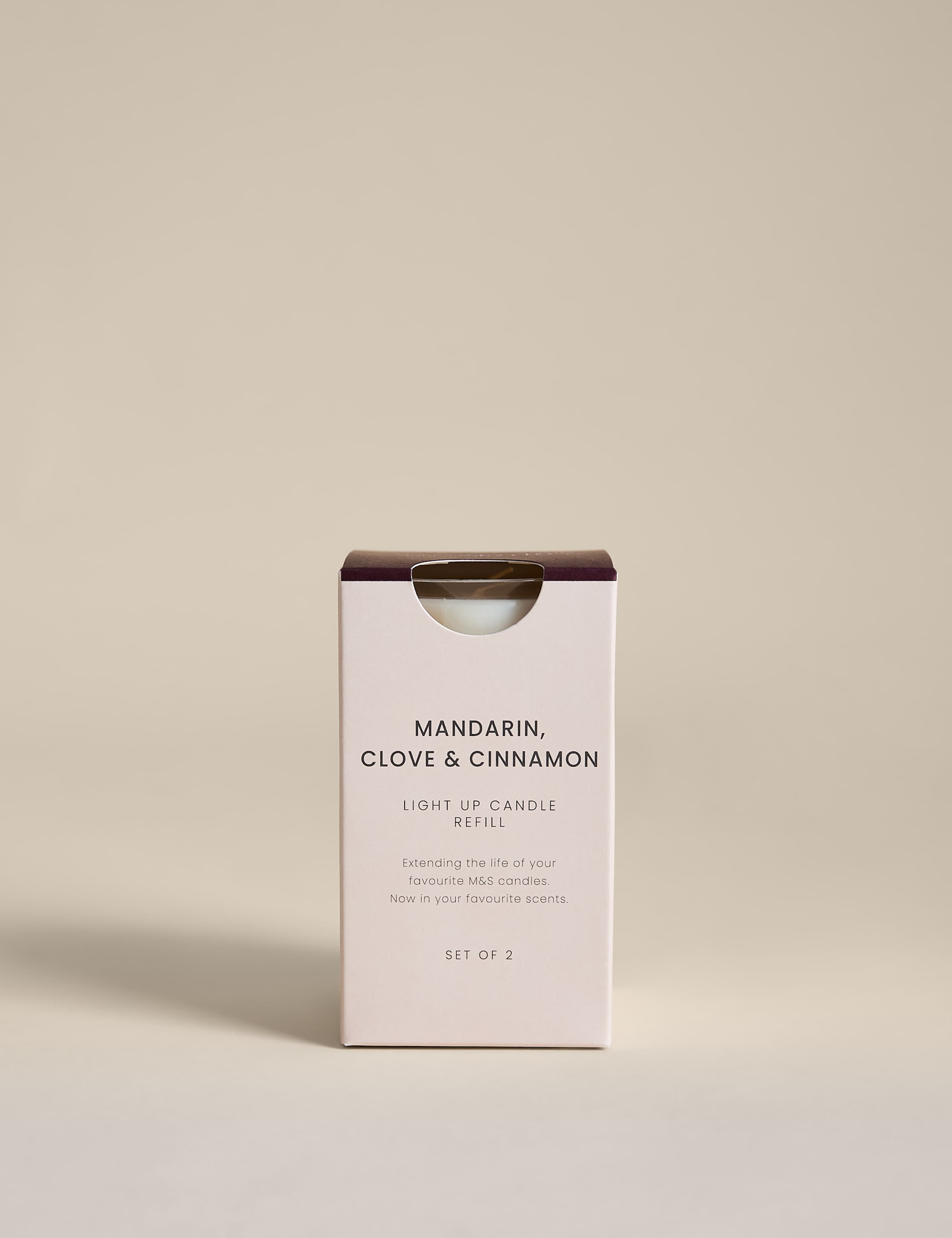 Set of 2 Mandarin Clove & Cinnamon Candle Refills 3 of 3