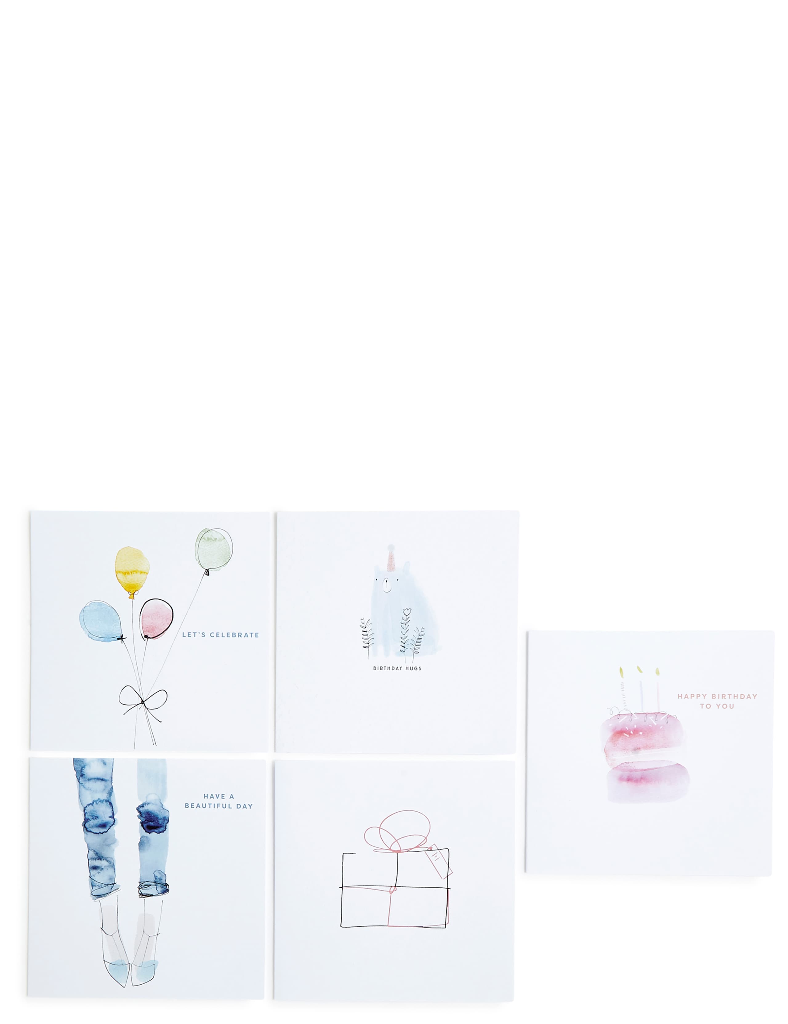 Illustration Pack Birthday Card Bundle 1 of 6