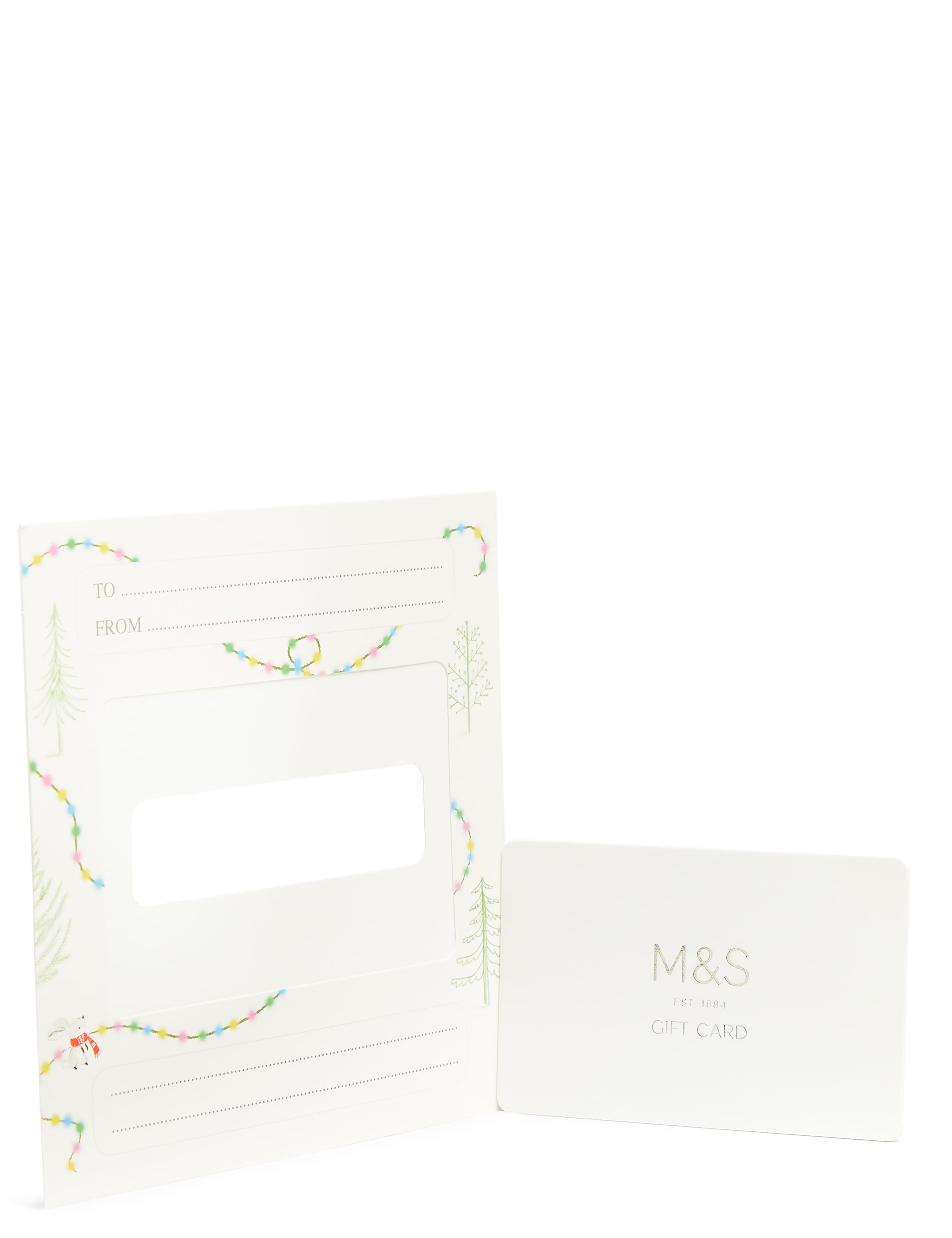 Polar Bear in Lights Gift Card 3 of 4