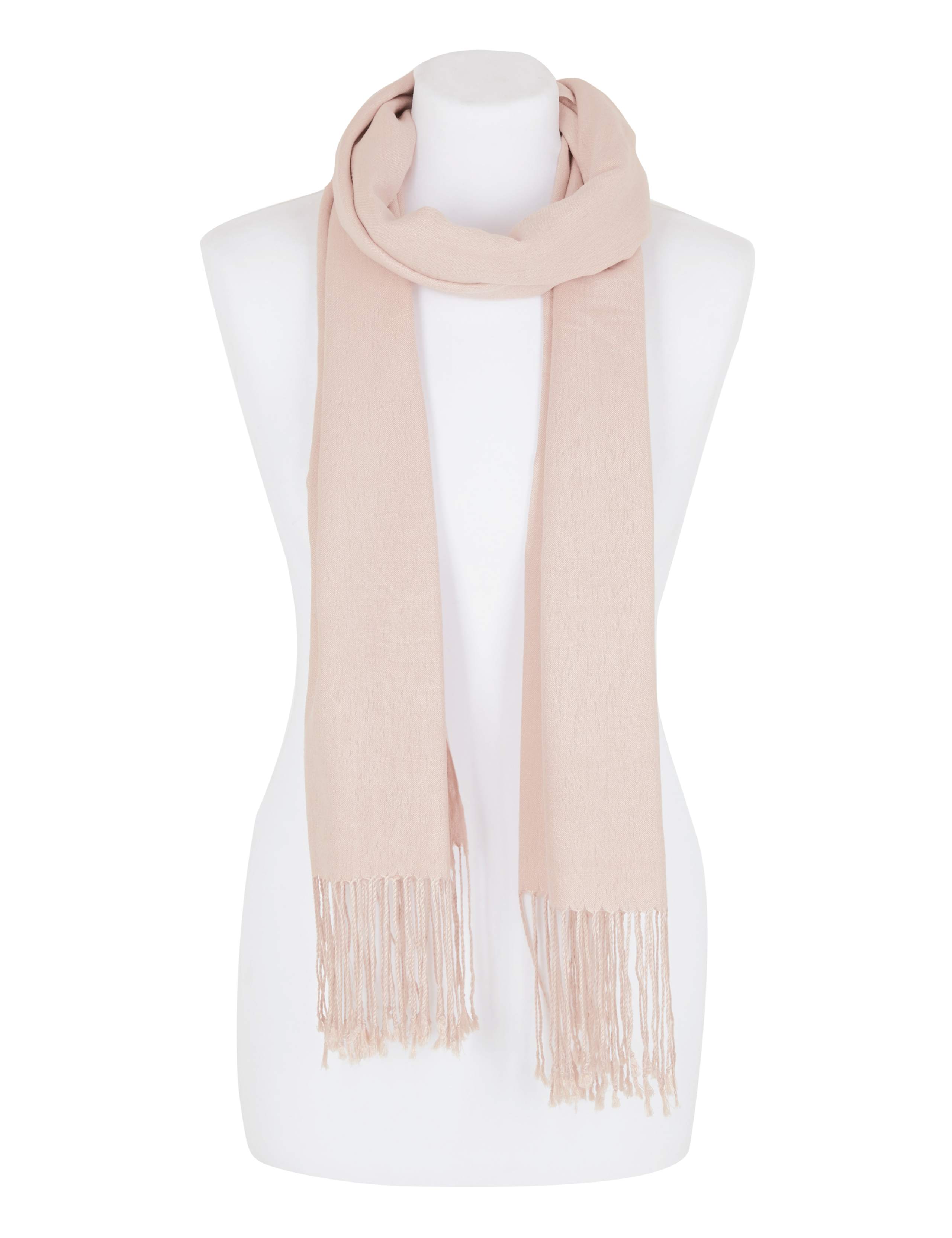 Lightweight Pashmina Scarf with Wool 3 of 3