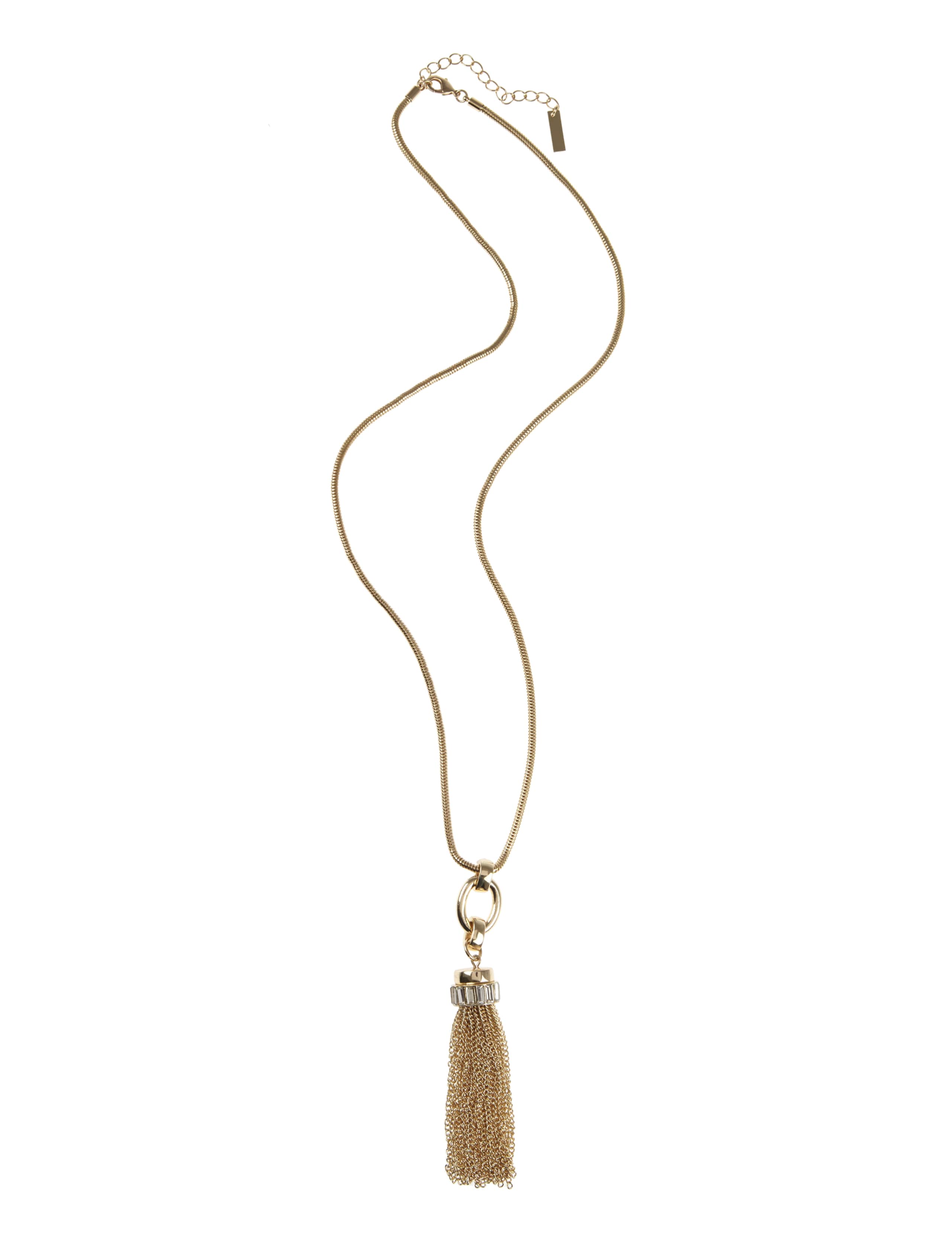 Ring Baguette Tassel Necklace 1 of 1
