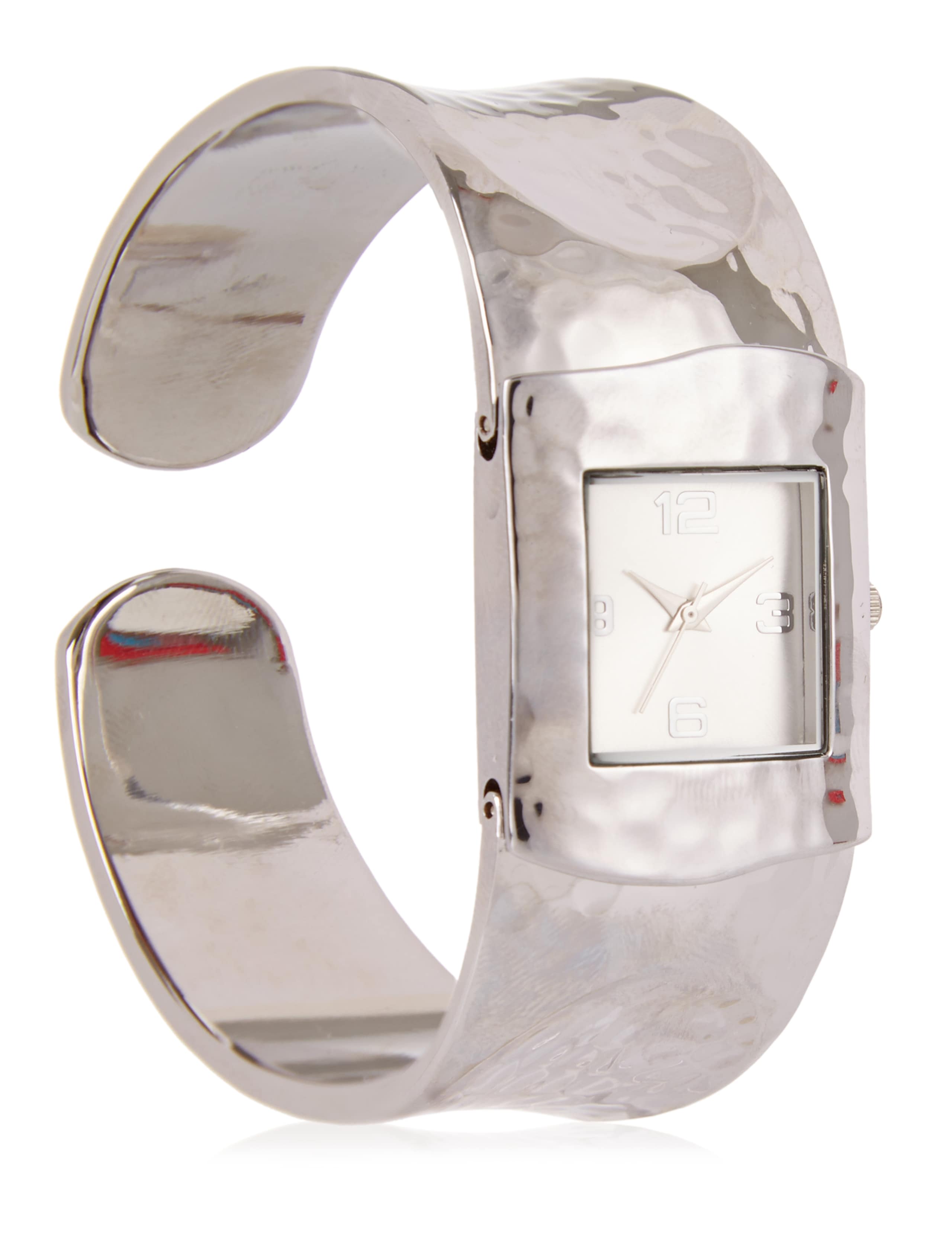 Square Face Hammered Bangle Watch | M&S Collection | M&S