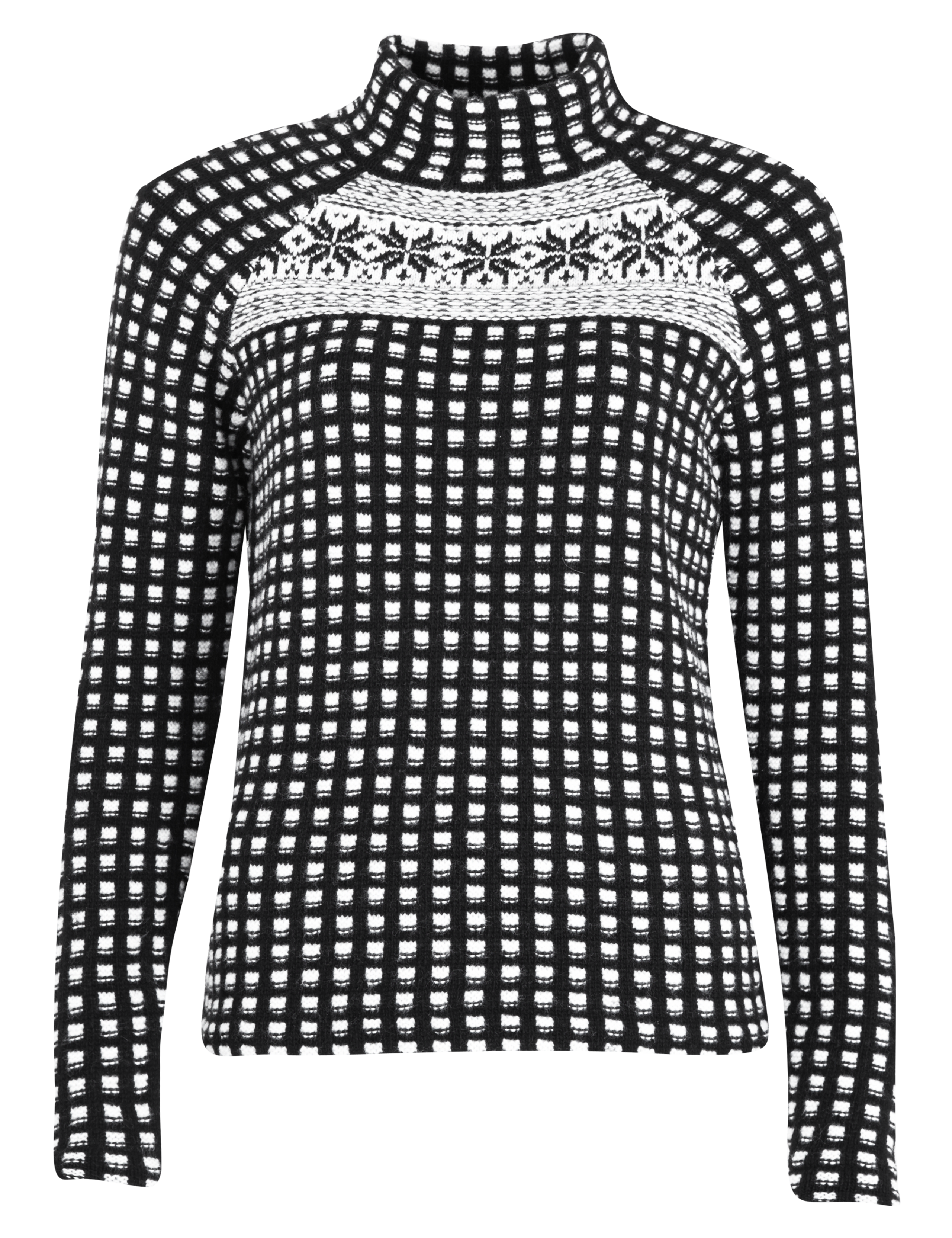 Snowflake Christmas Jumper with Wool 2 of 6