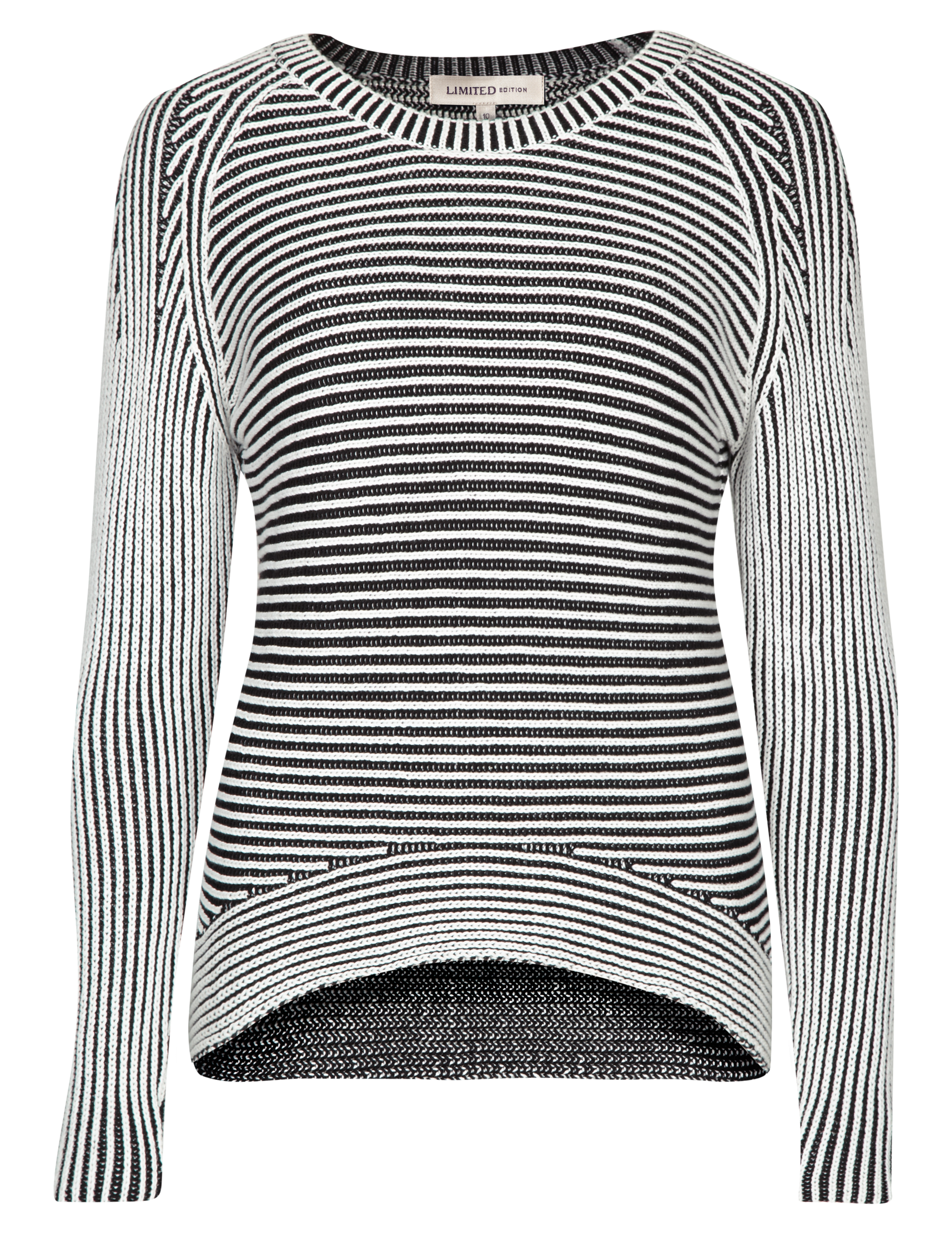 Cotton Rich Horizontal Ribbed Jumper 2 of 6