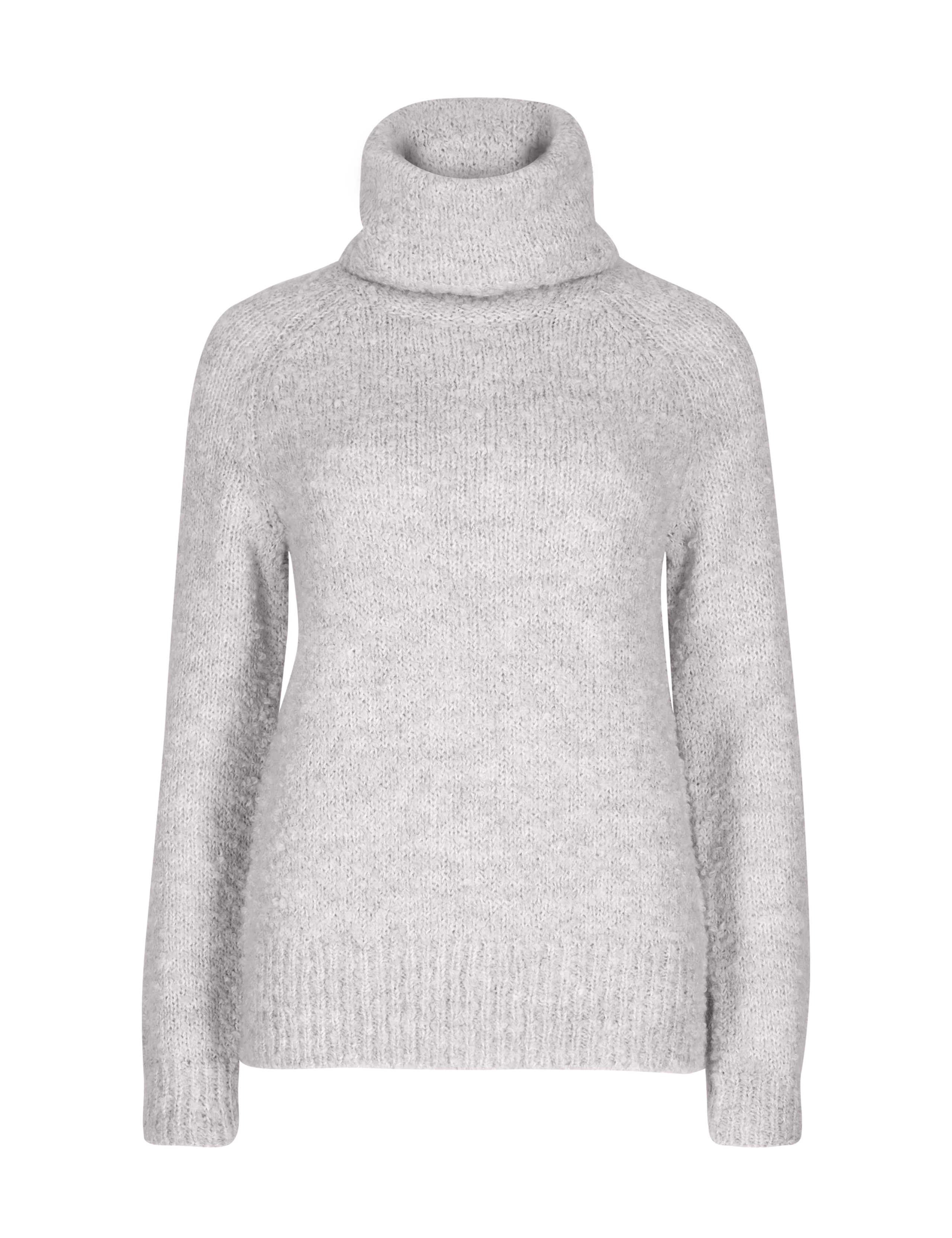 Bouclé Polo Neck Jumper with Wool 2 of 4