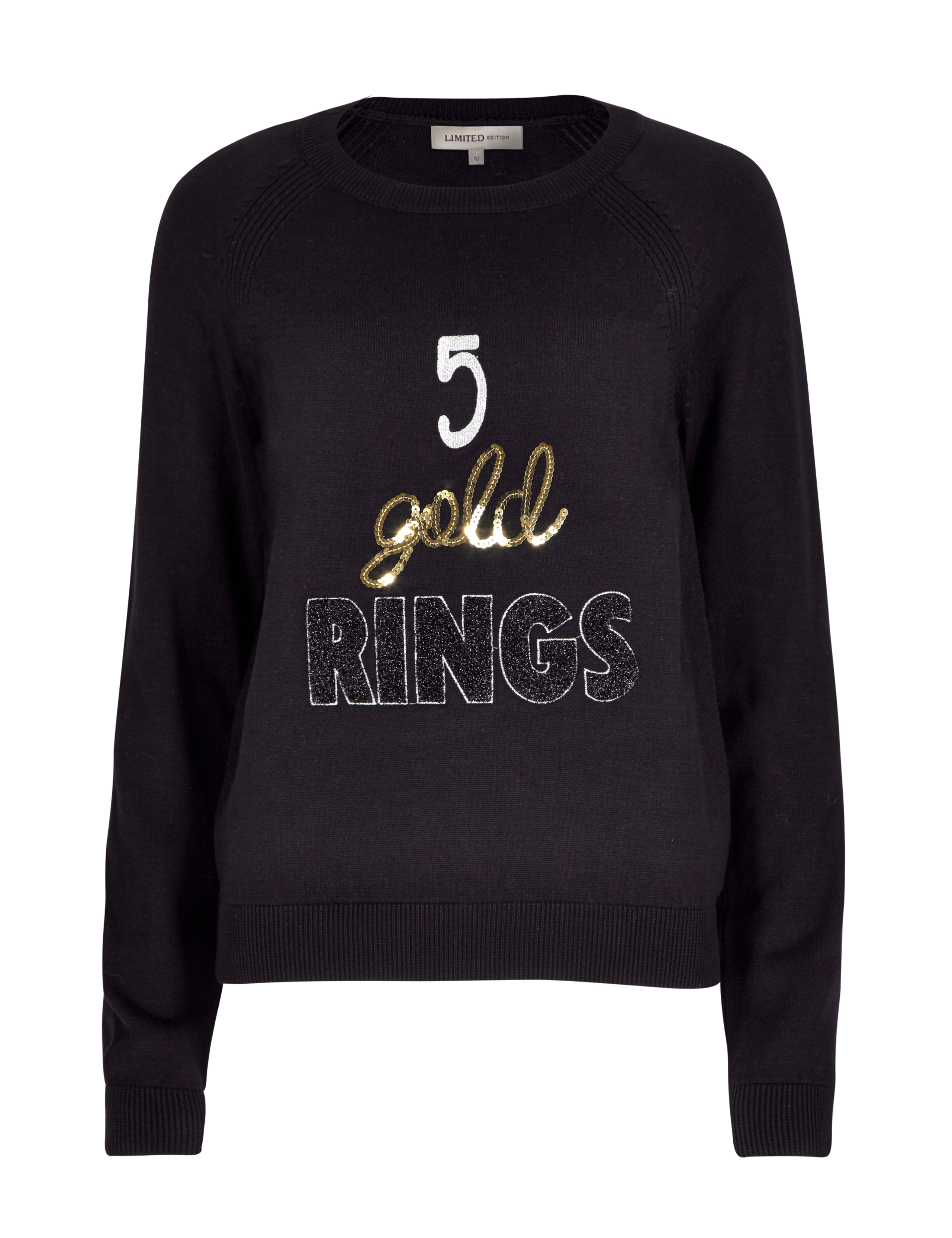 5 Gold Rings Christmas Jumper 2 of 4