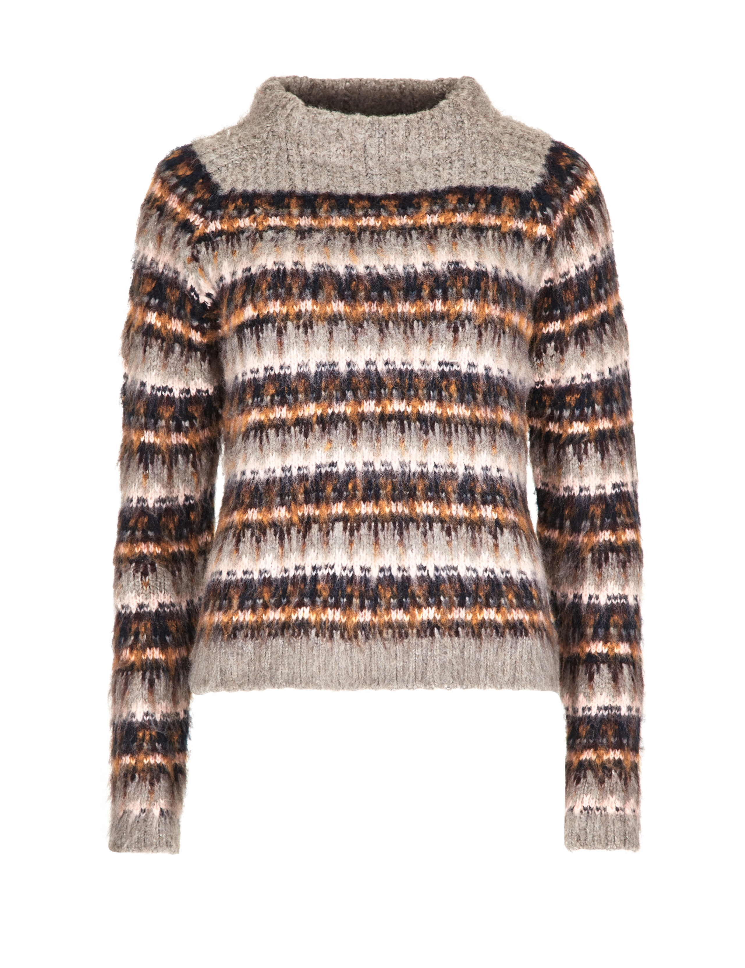Funnel Neck Brushed Christmas Jumper 2 of 4