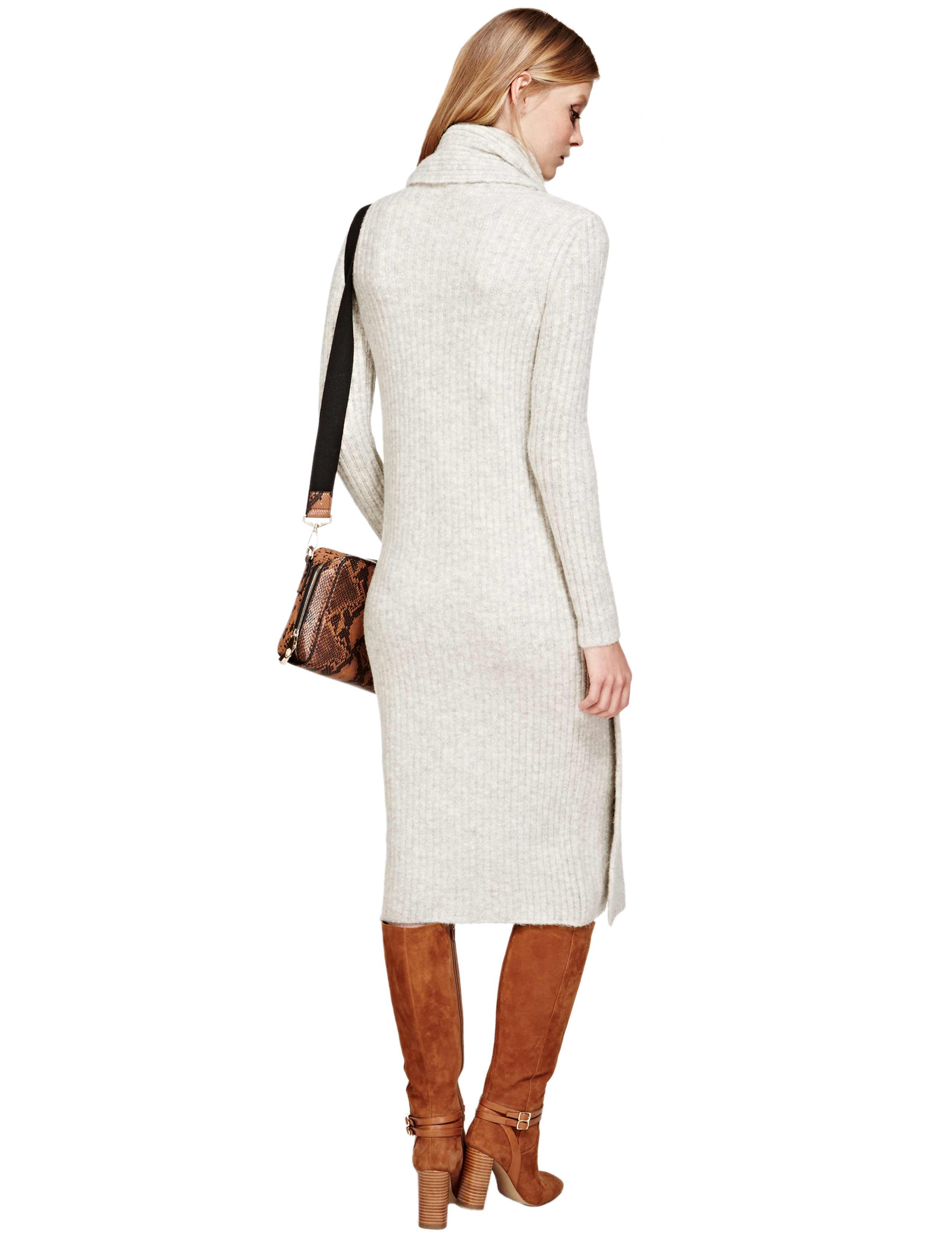 Polo Neck Tunic Jumper with Scarf 4 of 4