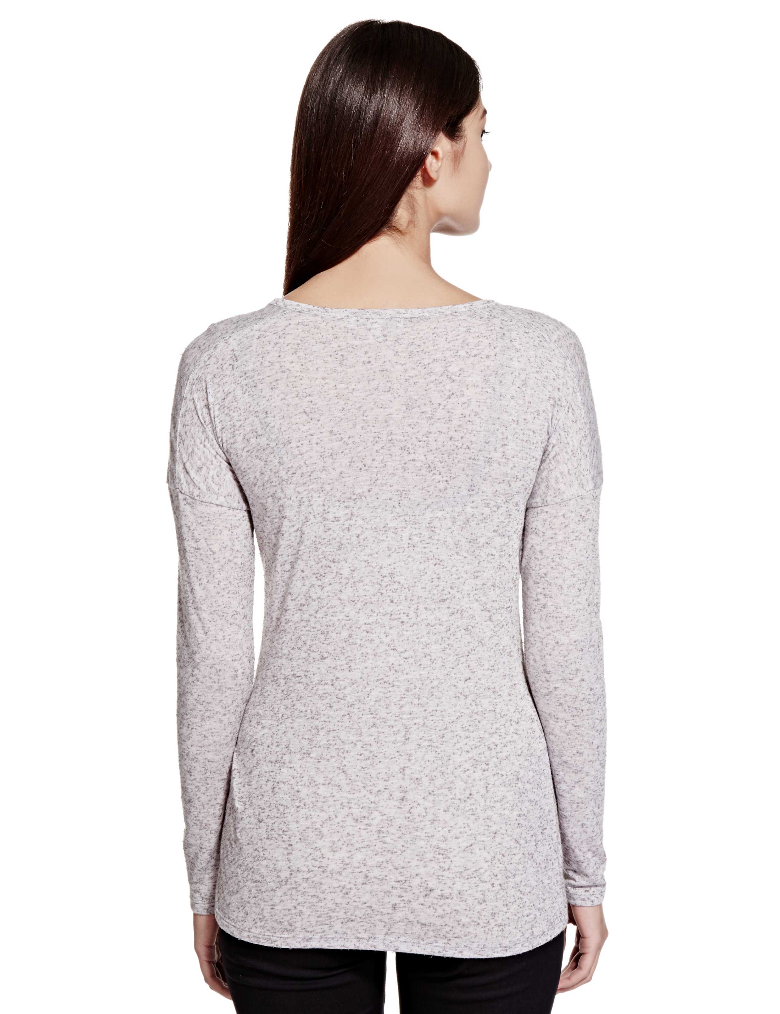 Flecked Long Sleeve T-Shirt 6 of 6