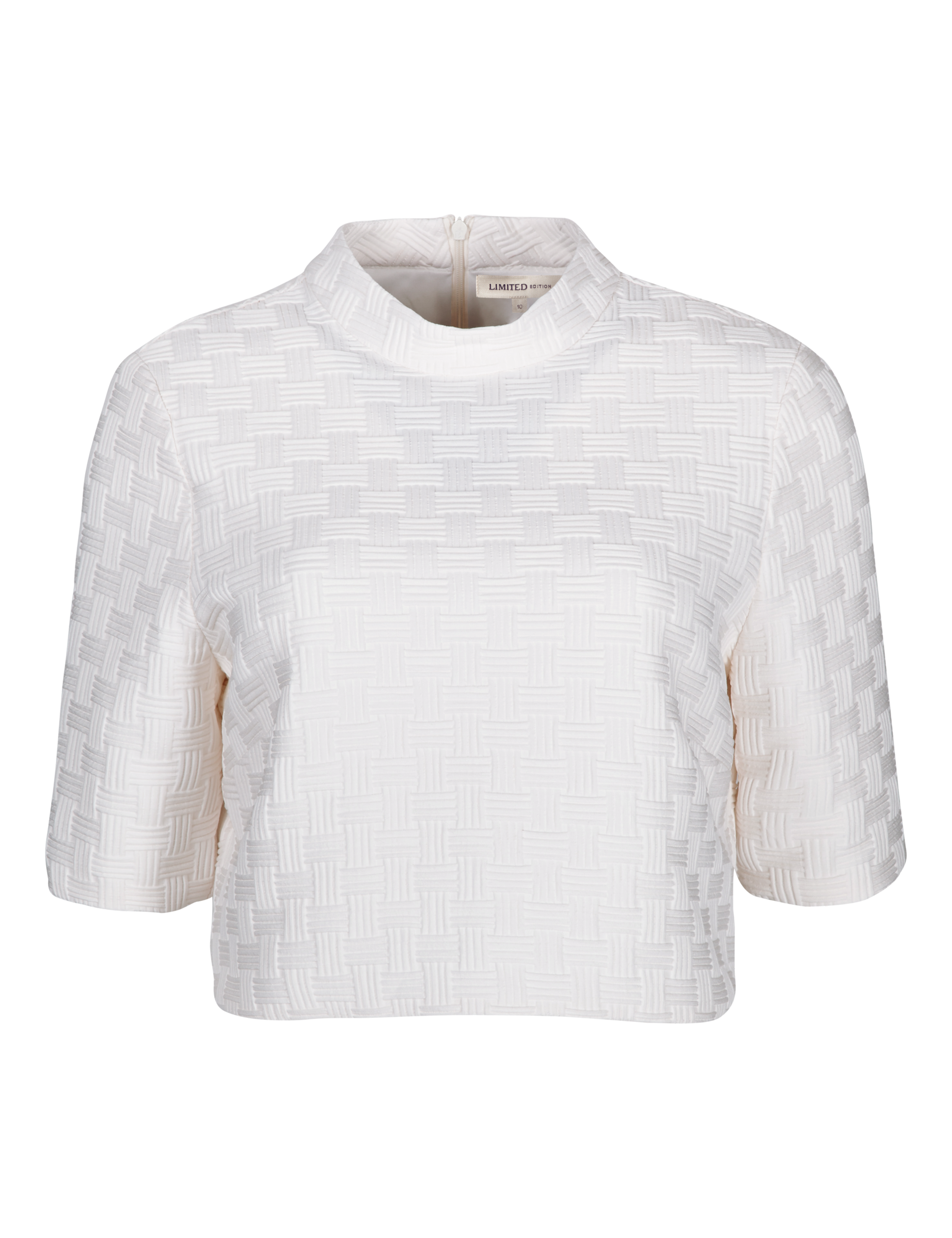 Textured Weaved Crop Top 2 of 6