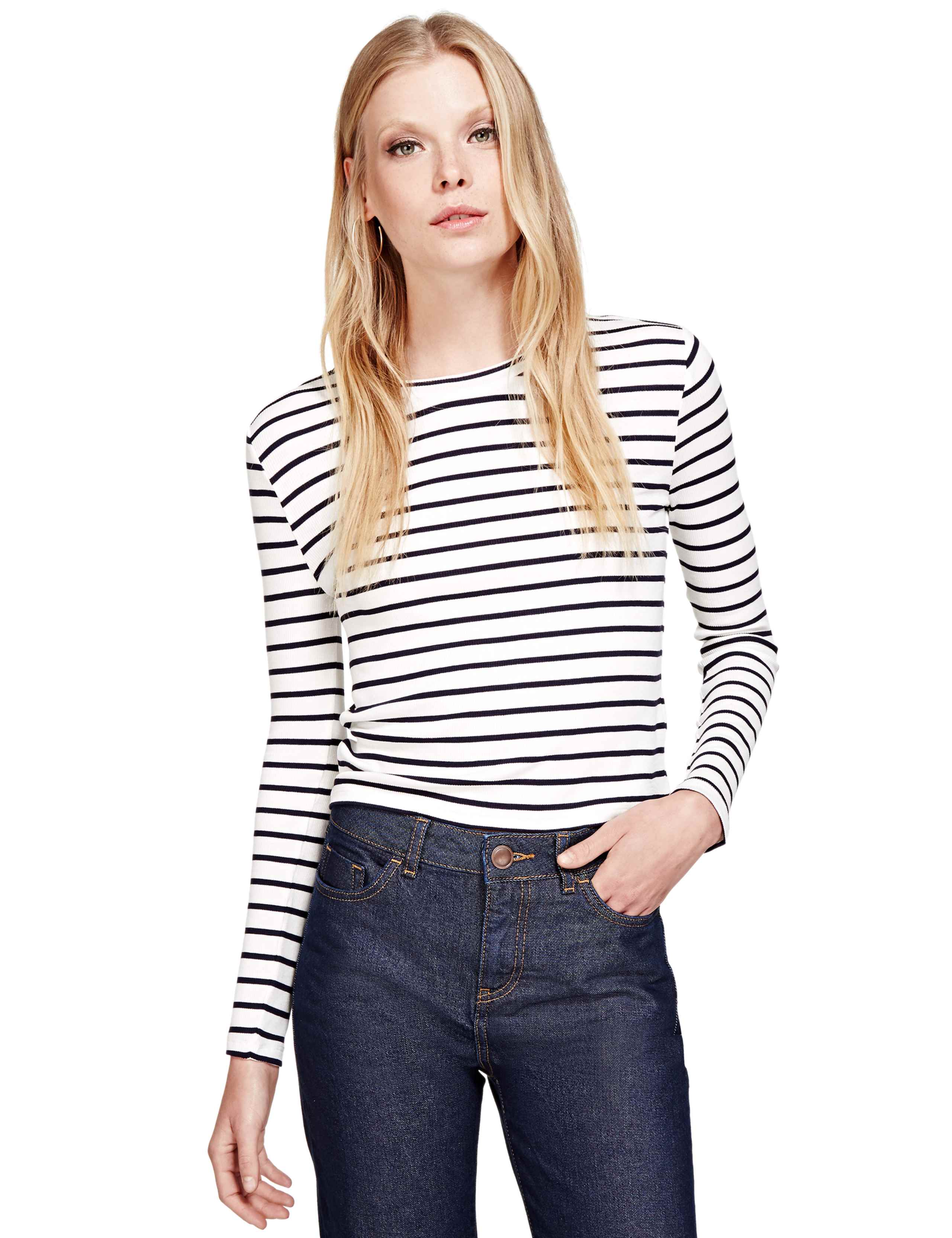 Long Sleeve Striped Top 1 of 4