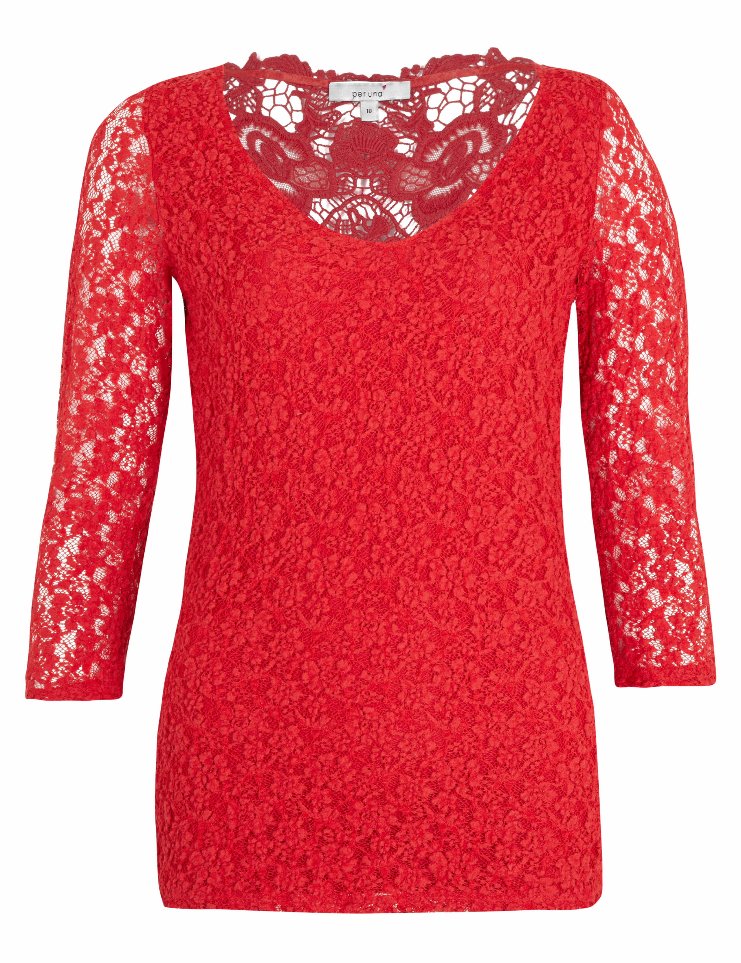 Floral Lace & Rear Crochet Top 4 of 6