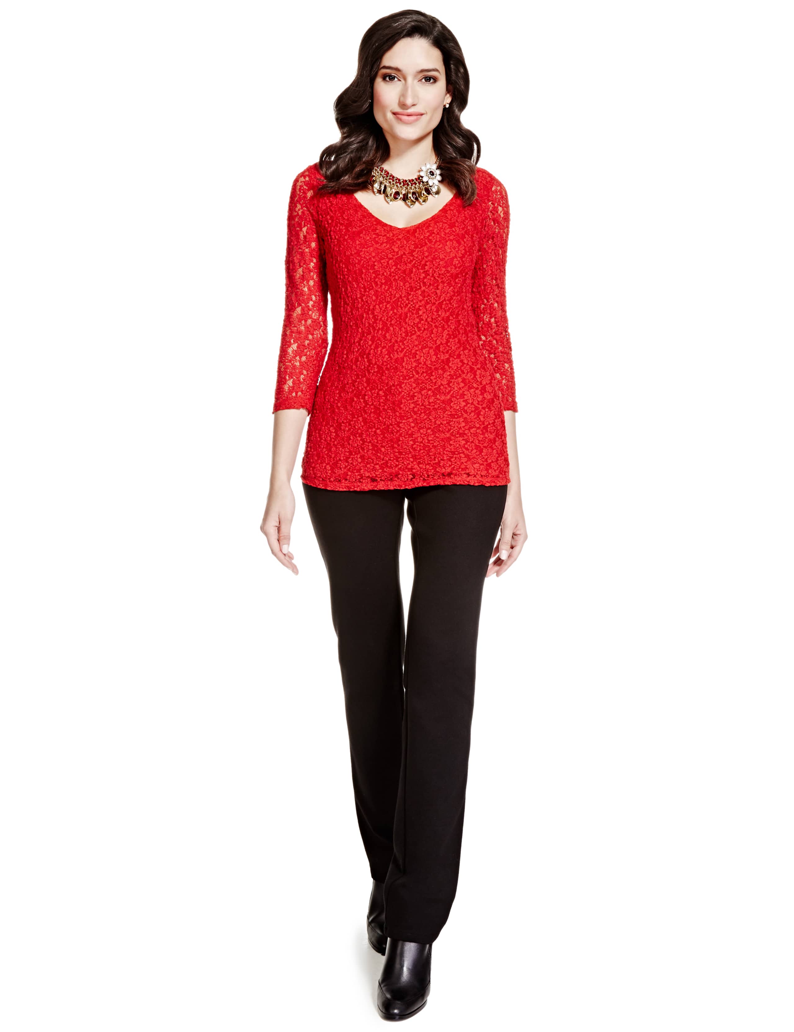 Floral Lace & Rear Crochet Top 5 of 6