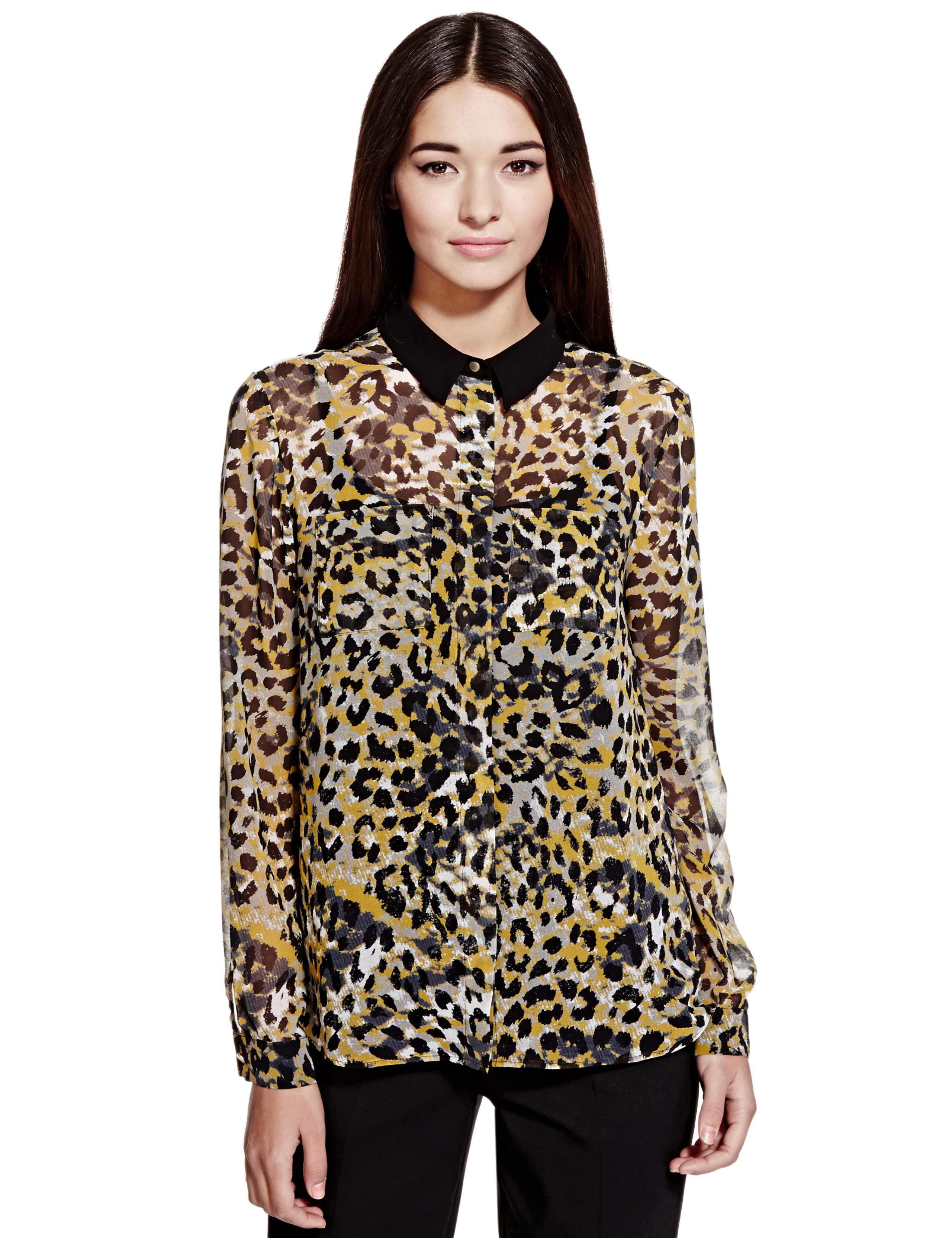 Animal Print Blouse 1 of 6