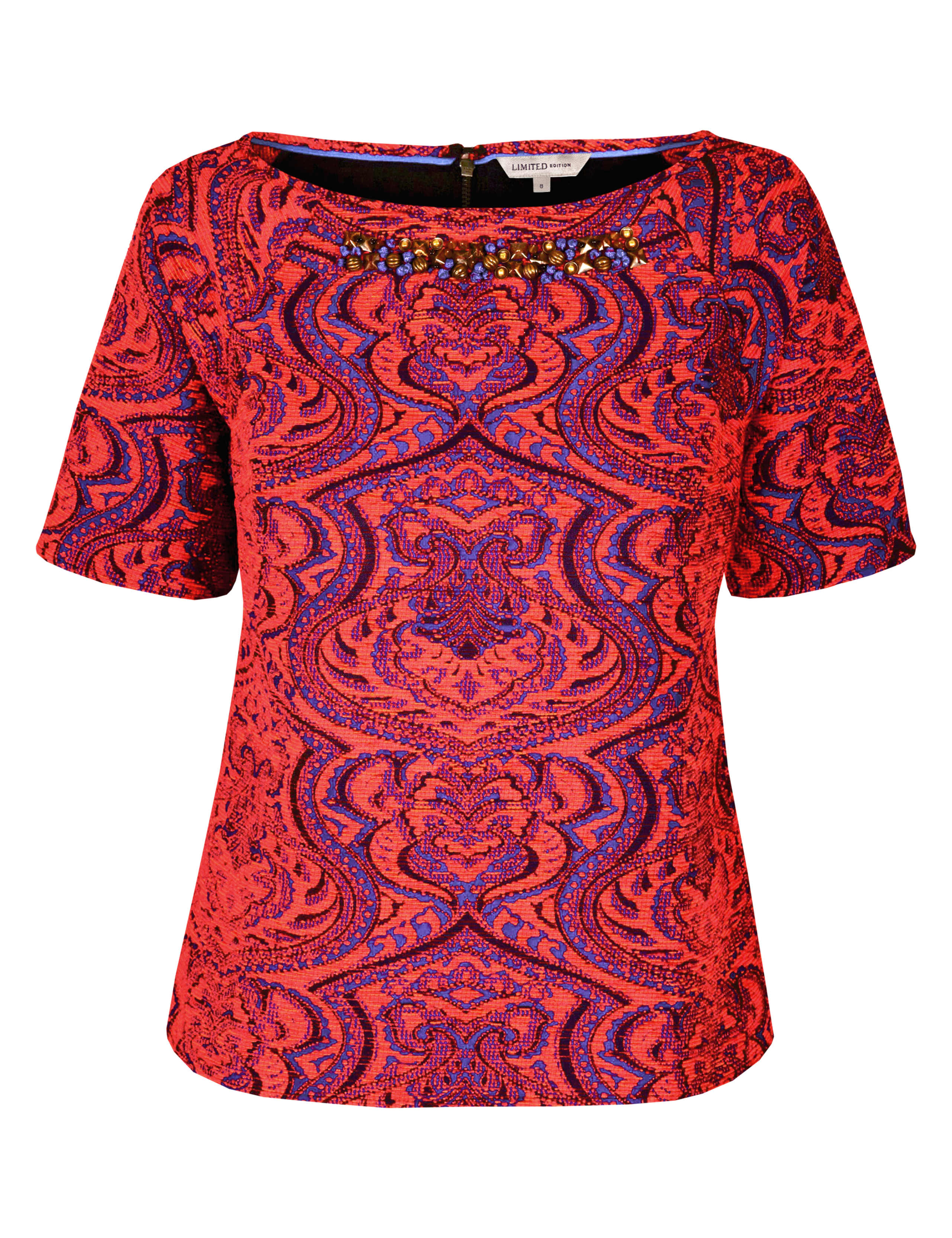 Textured Embellished Shell Top 3 of 6