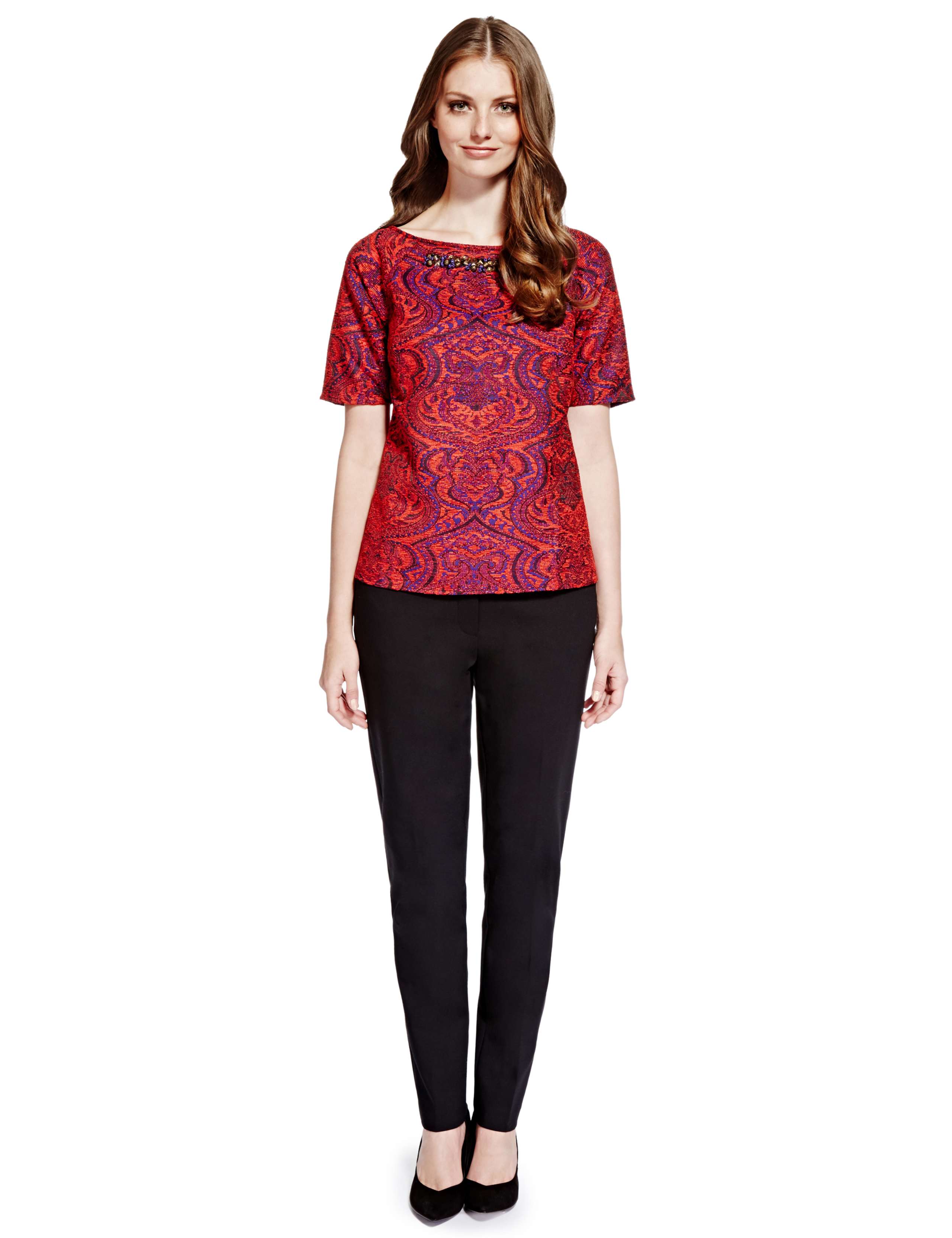 Textured Embellished Shell Top 4 of 6