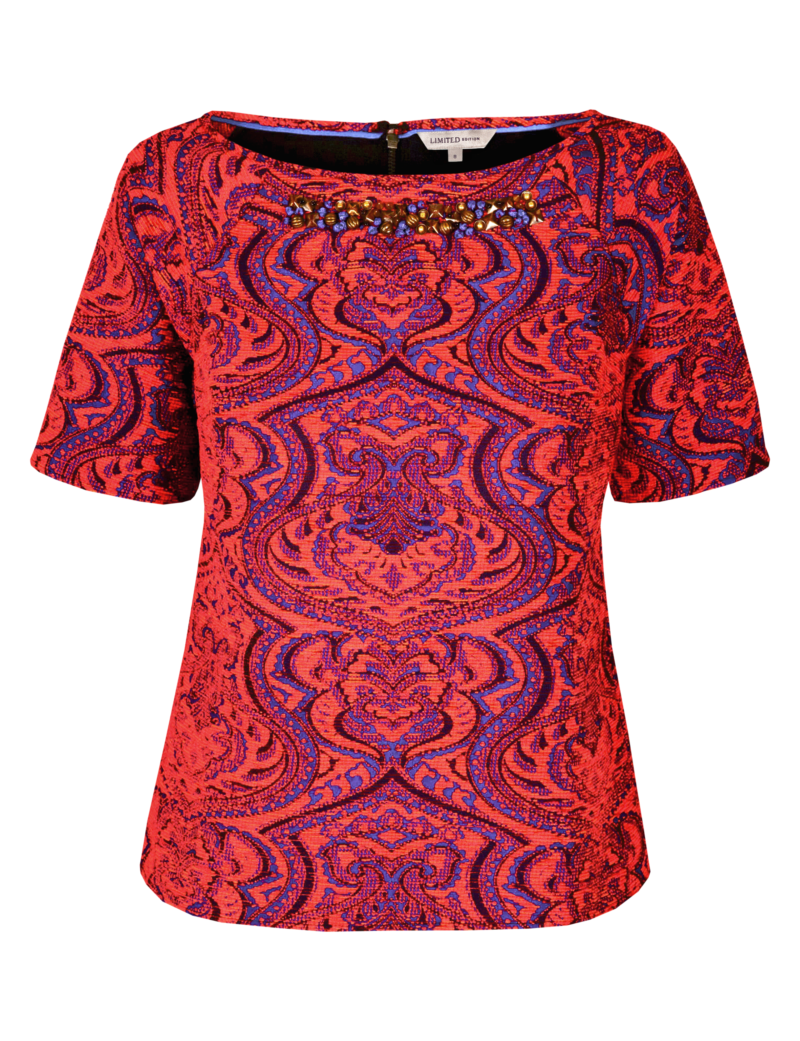 Textured Embellished Shell Top 2 of 6