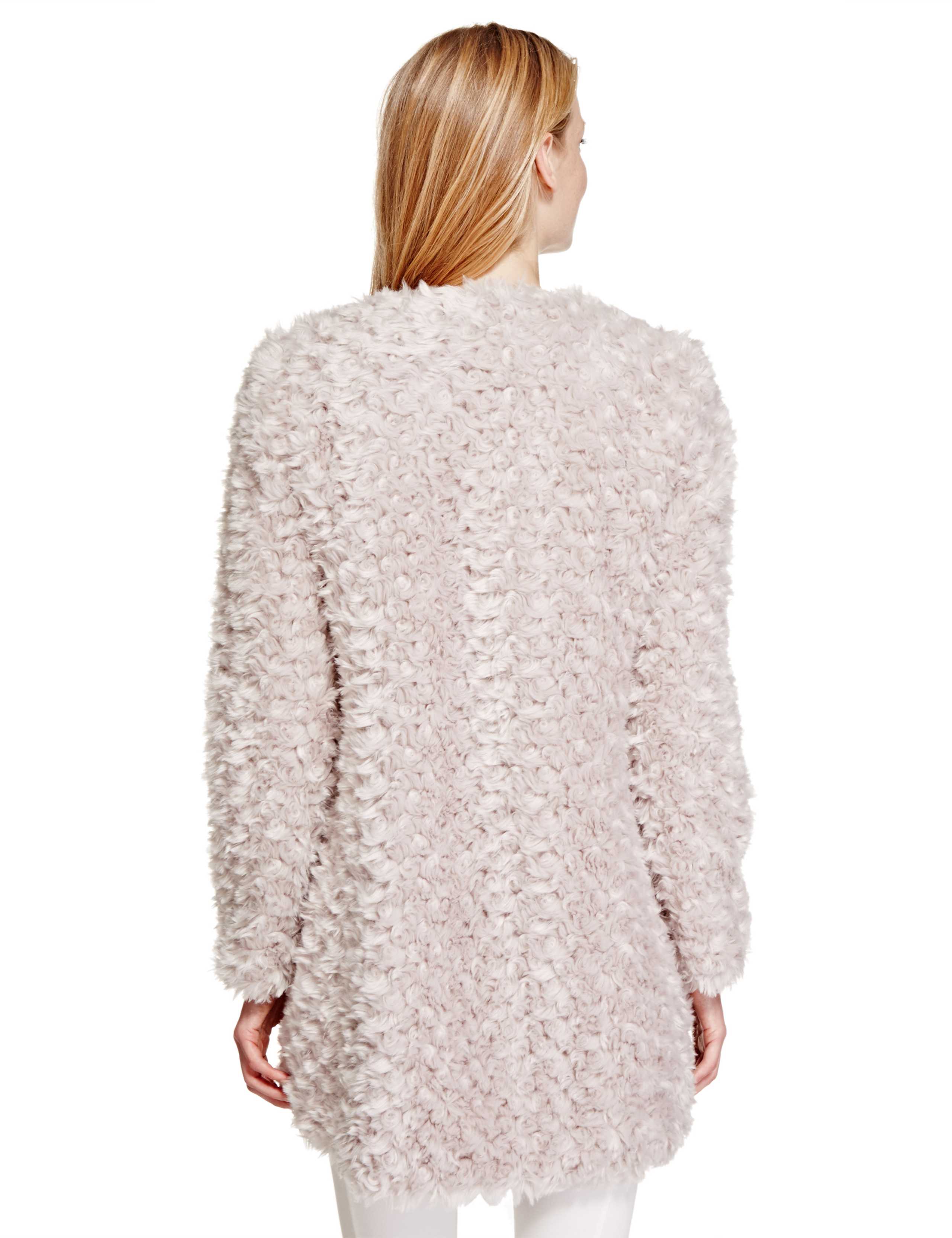 Faux Fur Swirl Coat 4 of 4