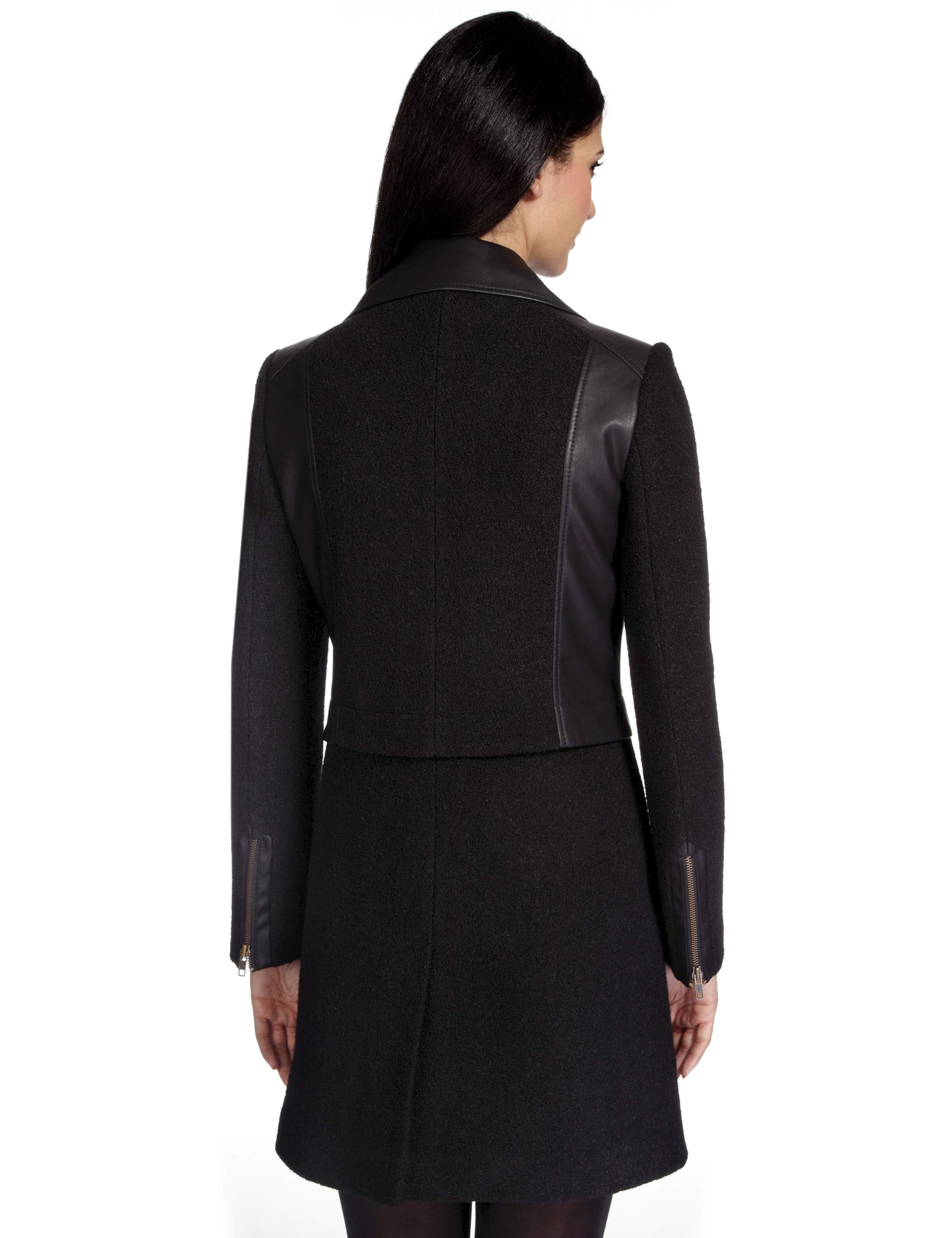 Notch Lapel Biker Coat 5 of 6