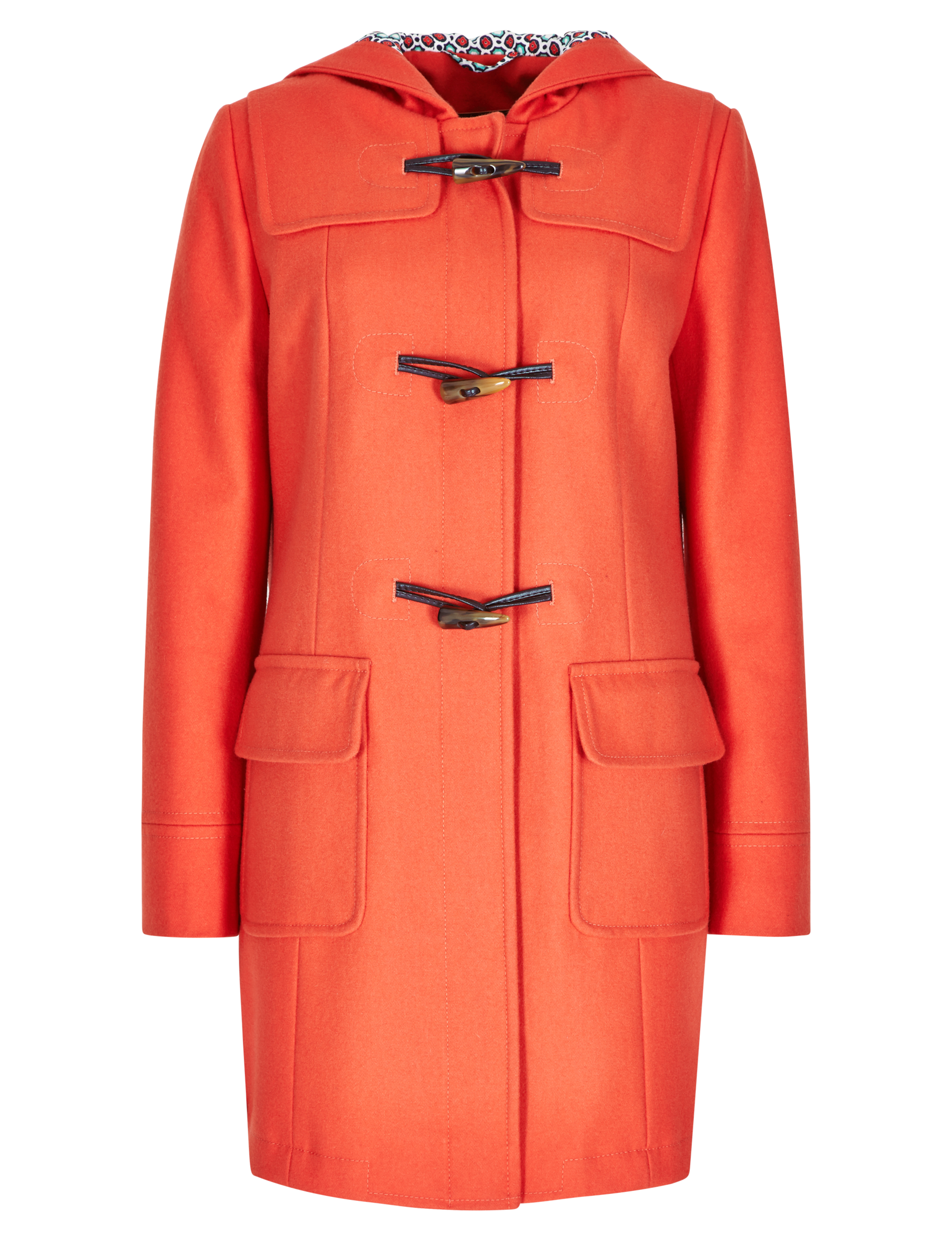 Wool Rich Hooded Duffle Coat 2 of 4