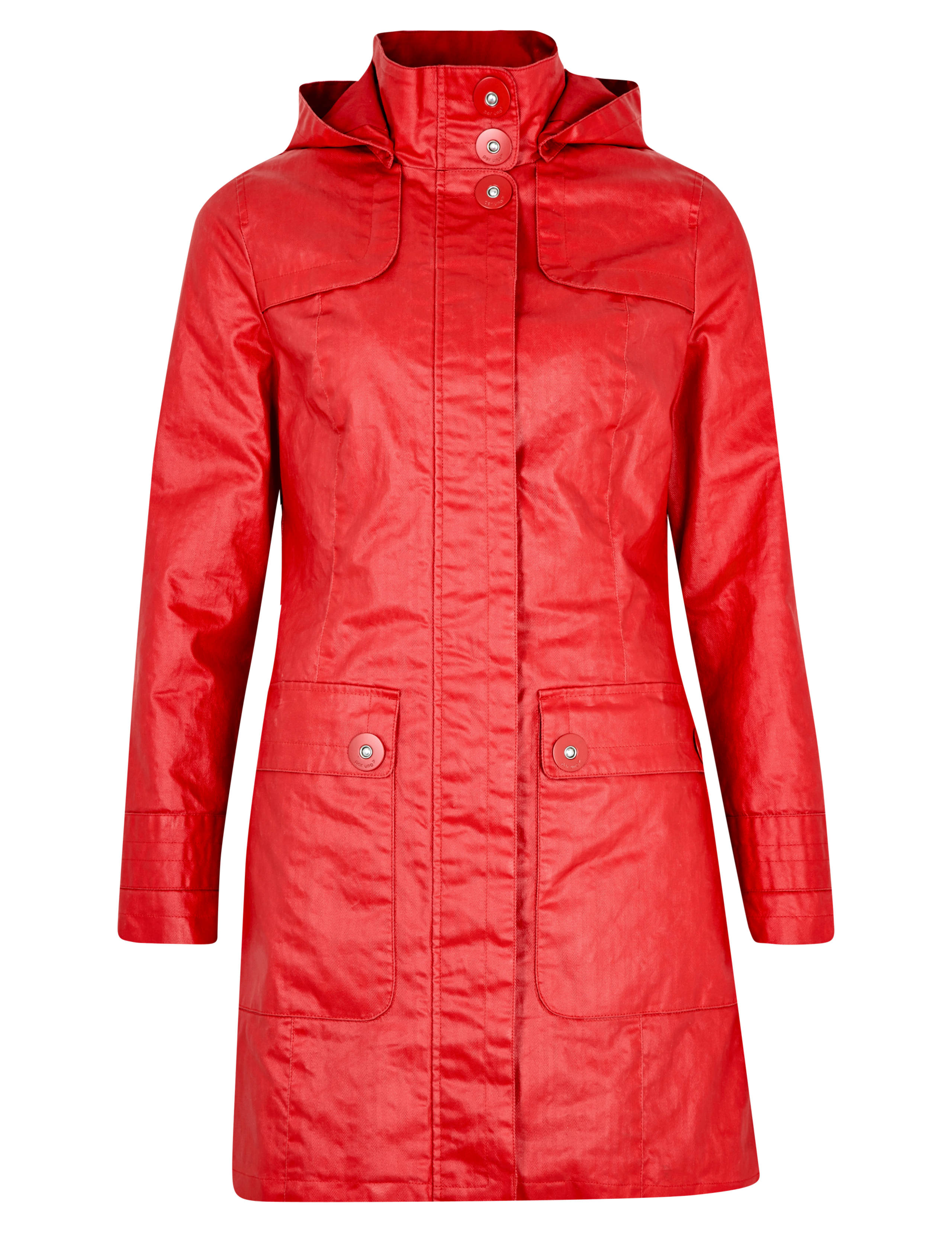 Pure Cotton Detachable Hood Padded Mac with Stormwear™ 4 of 6