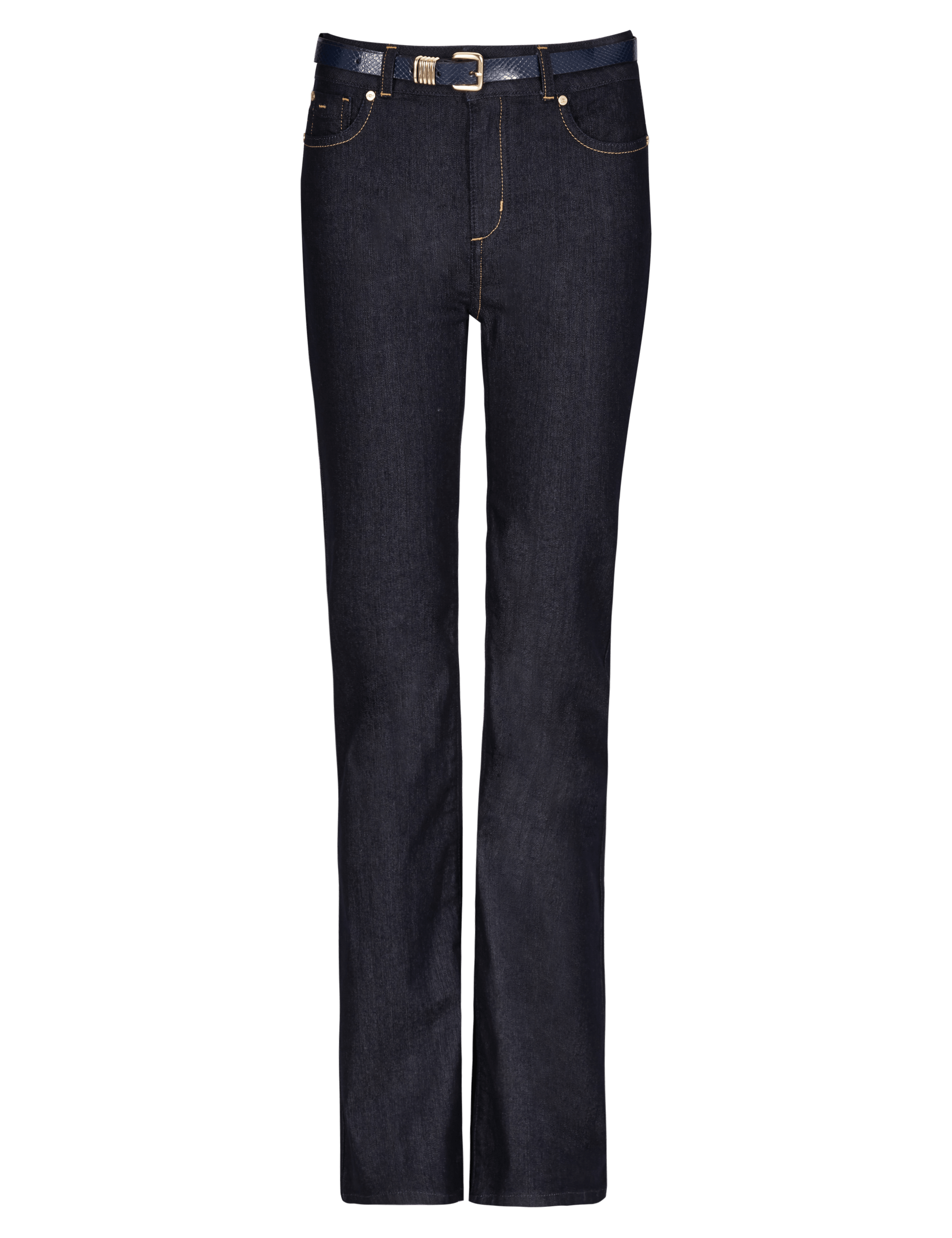 Roma Bootleg Jeans with Belt 2 of 6