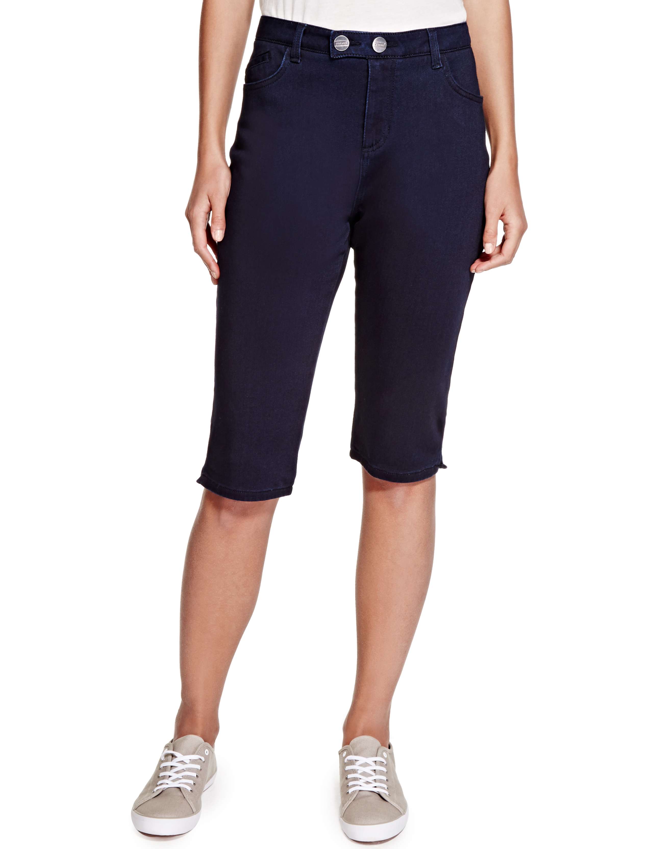 Power Stretch Cropped Denim Jeans 1 of 6