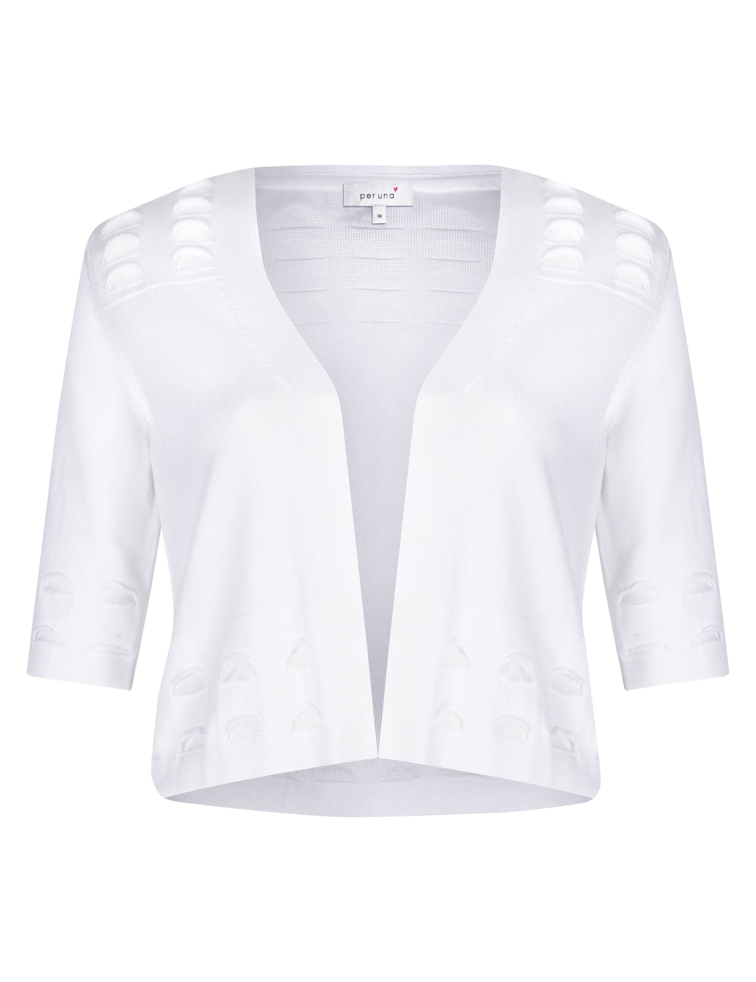 Open Front Textured Bolero 4 of 6