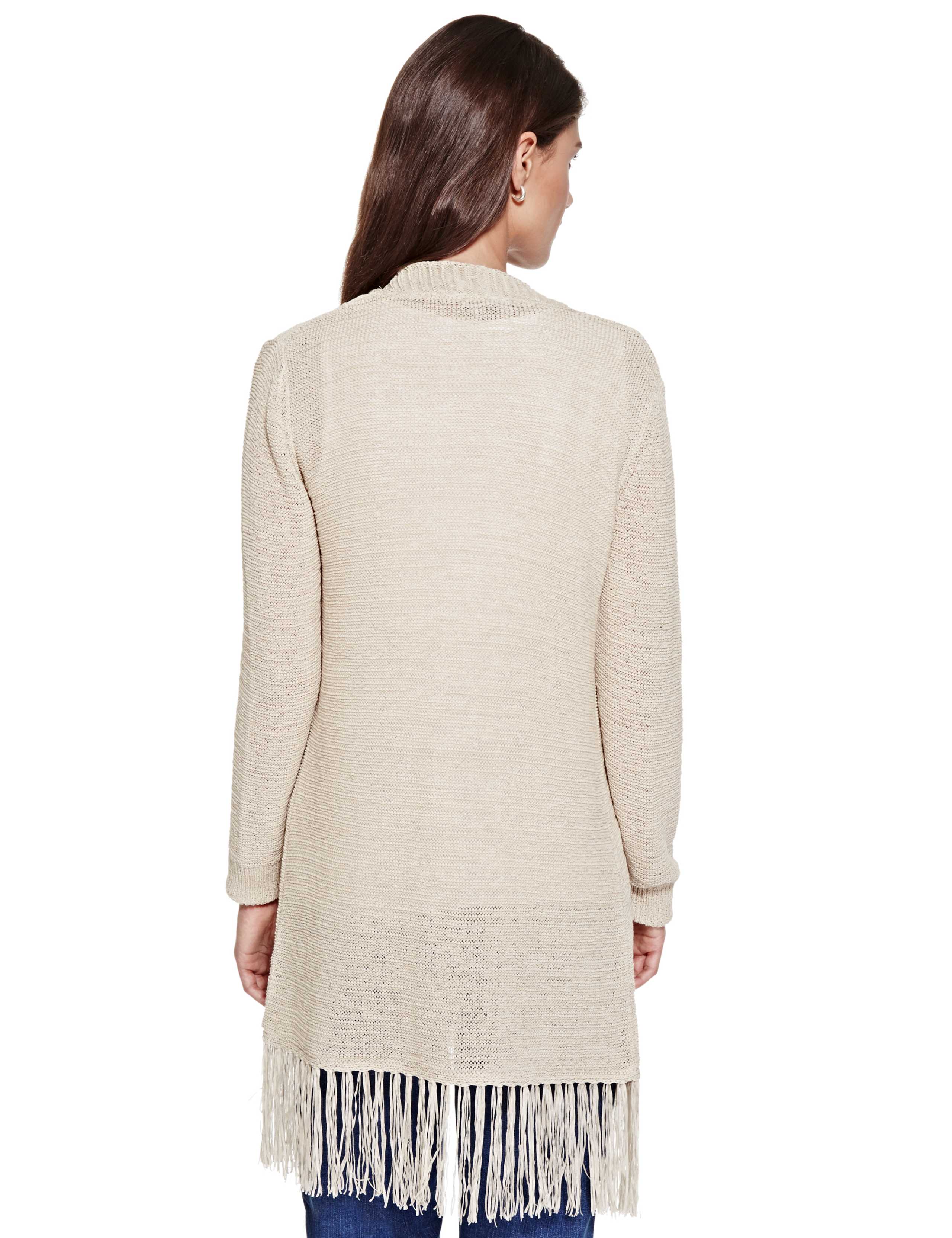 Fringe Hem Long Cardigan 4 of 4