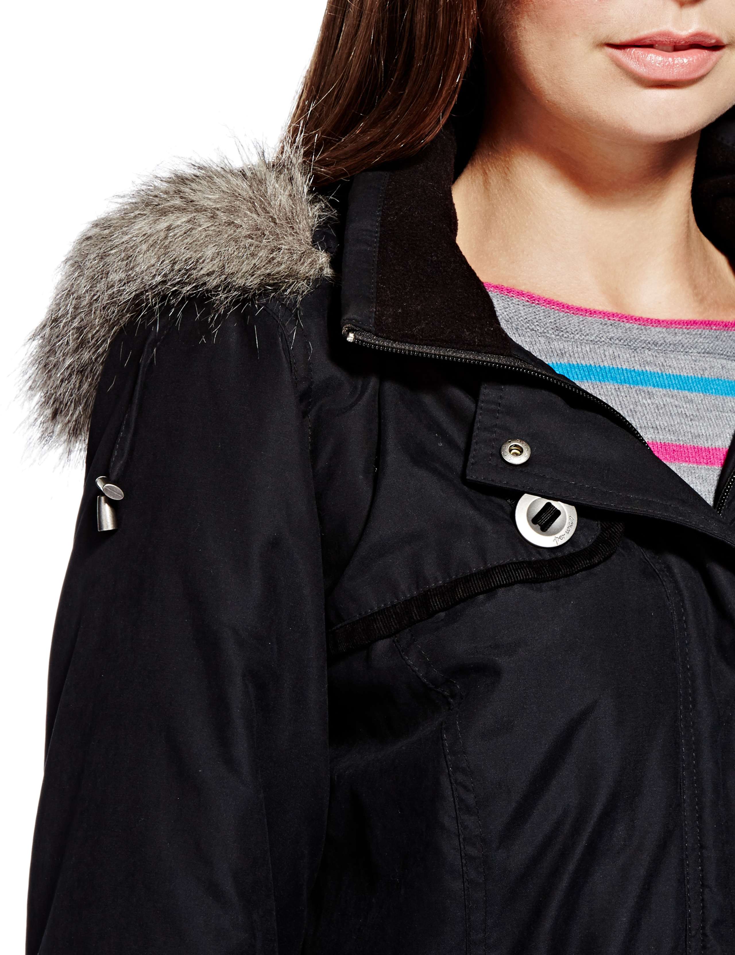 Detachable Hood Faux Fur Trim Parka with Stormwear™ 7 of 8
