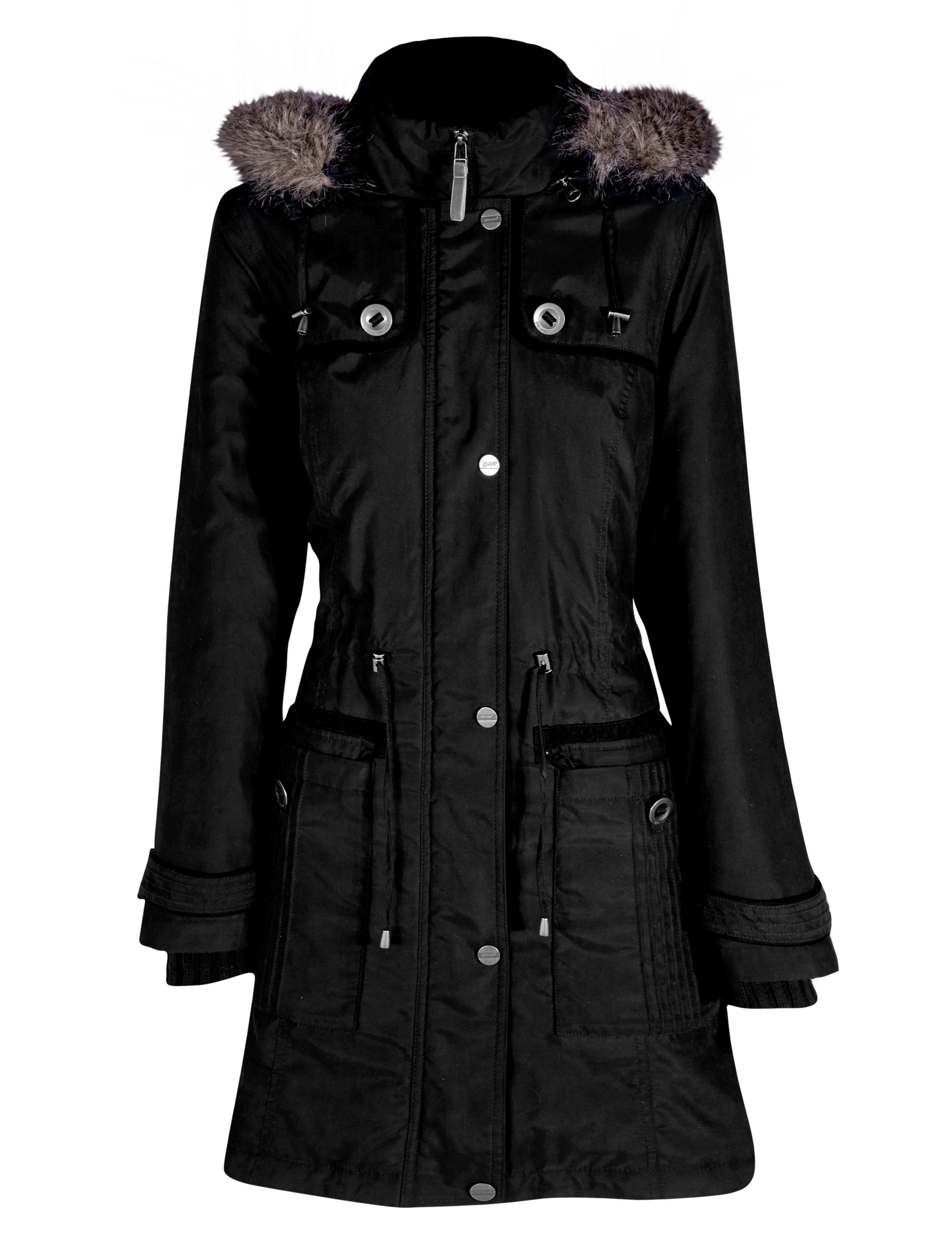 Detachable Hood Faux Fur Trim Parka with Stormwear™ 2 of 8