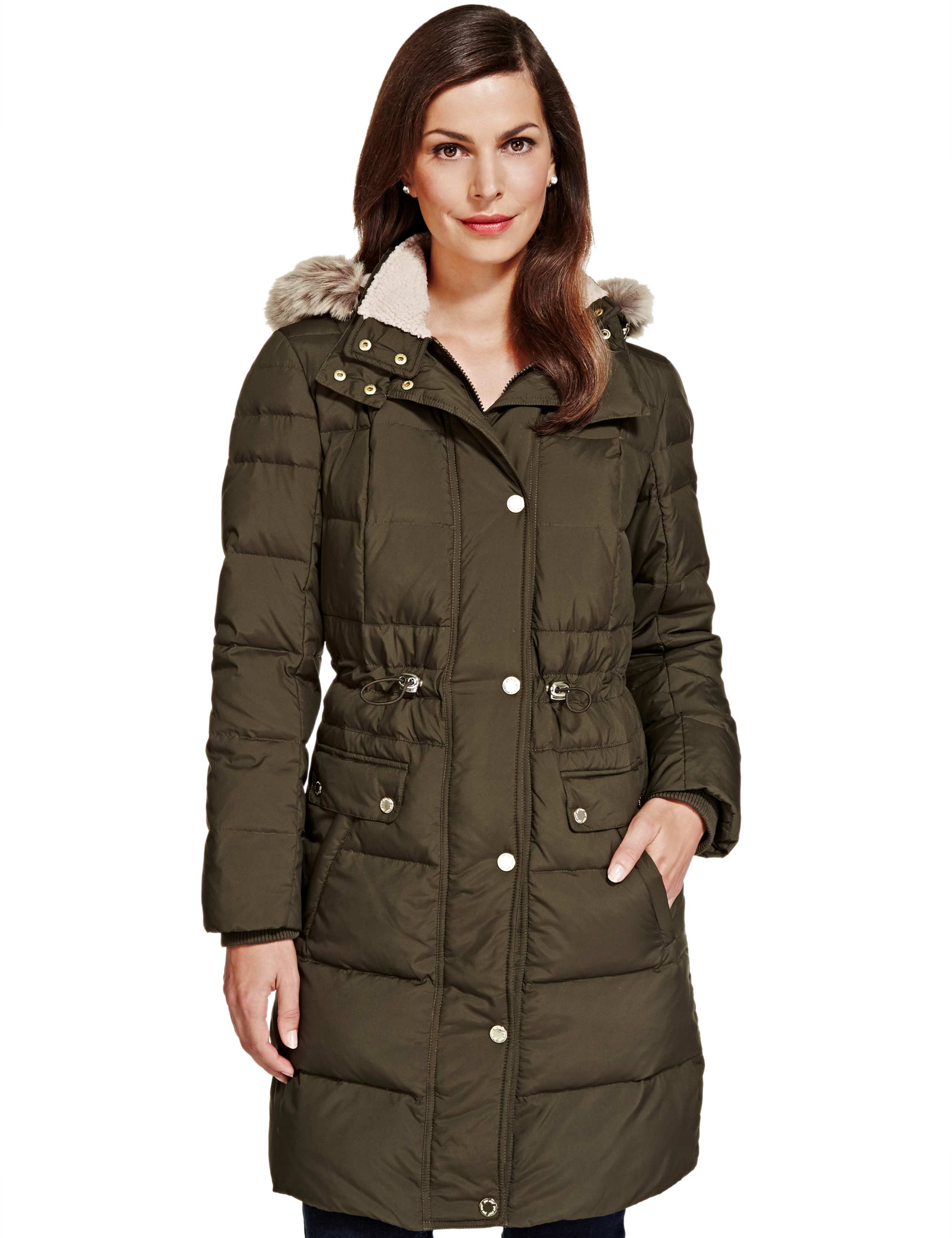 Premium Down & Feather Filled Coat with Stormwear™ 1 of 4