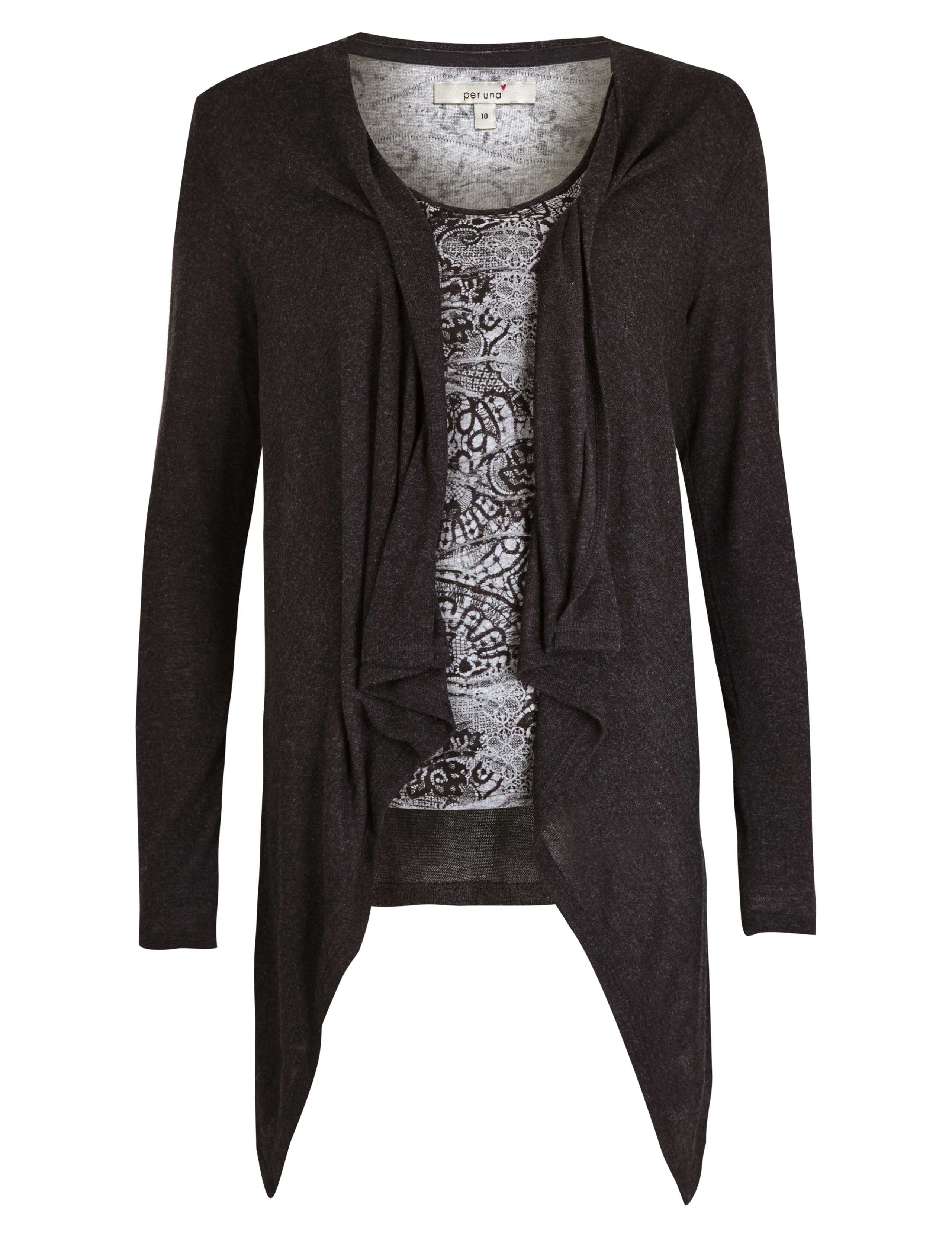 Waterfall Cardigan with Camisole 4 of 6