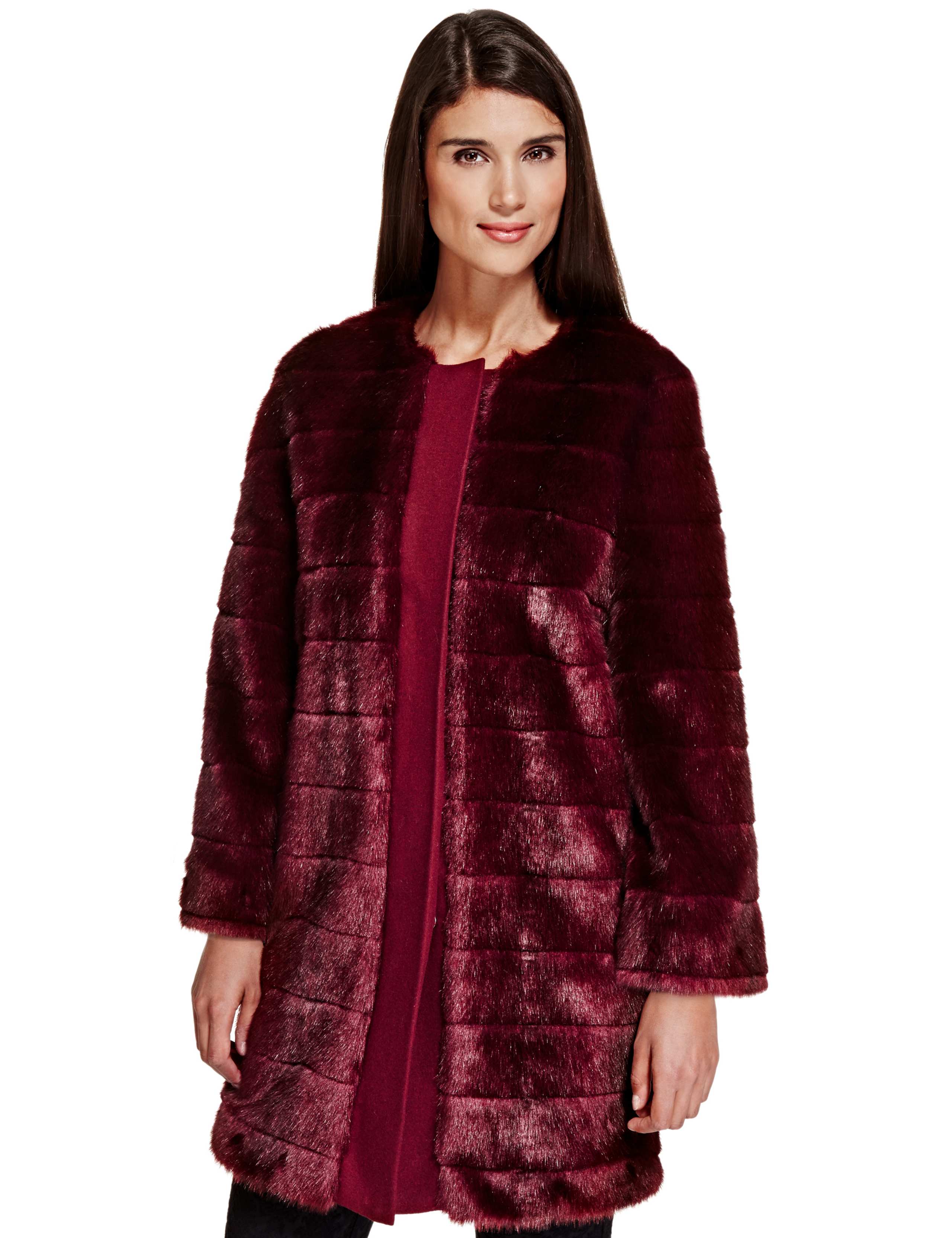 Oversized Faux Fur Coat 1 of 4