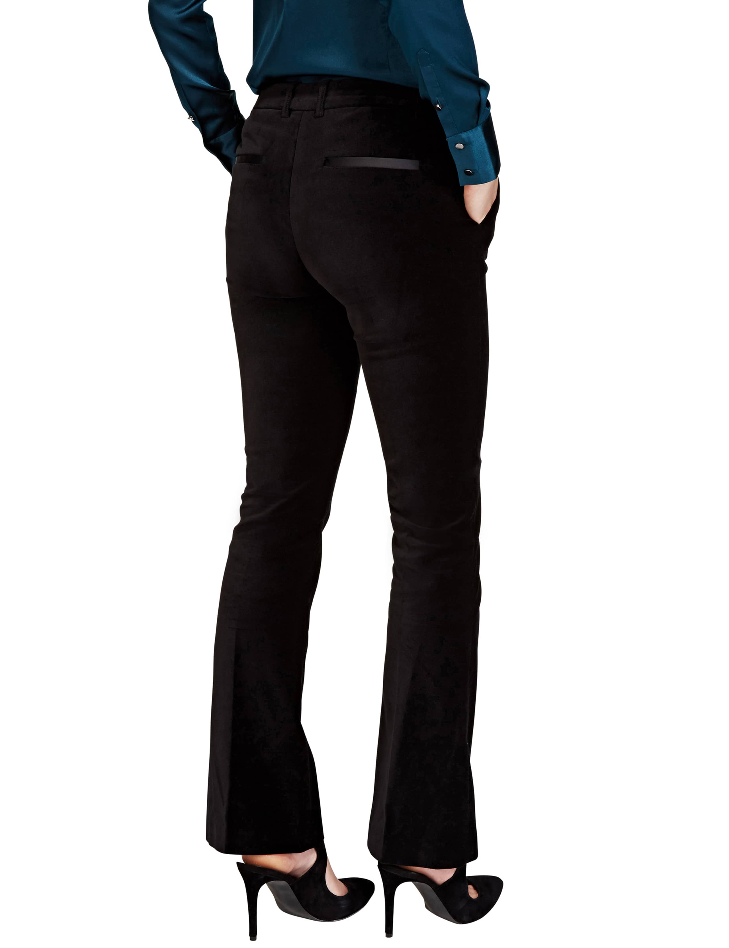 Speziale Cotton Rich Velvet Wide Leg Trouser 3 of 3