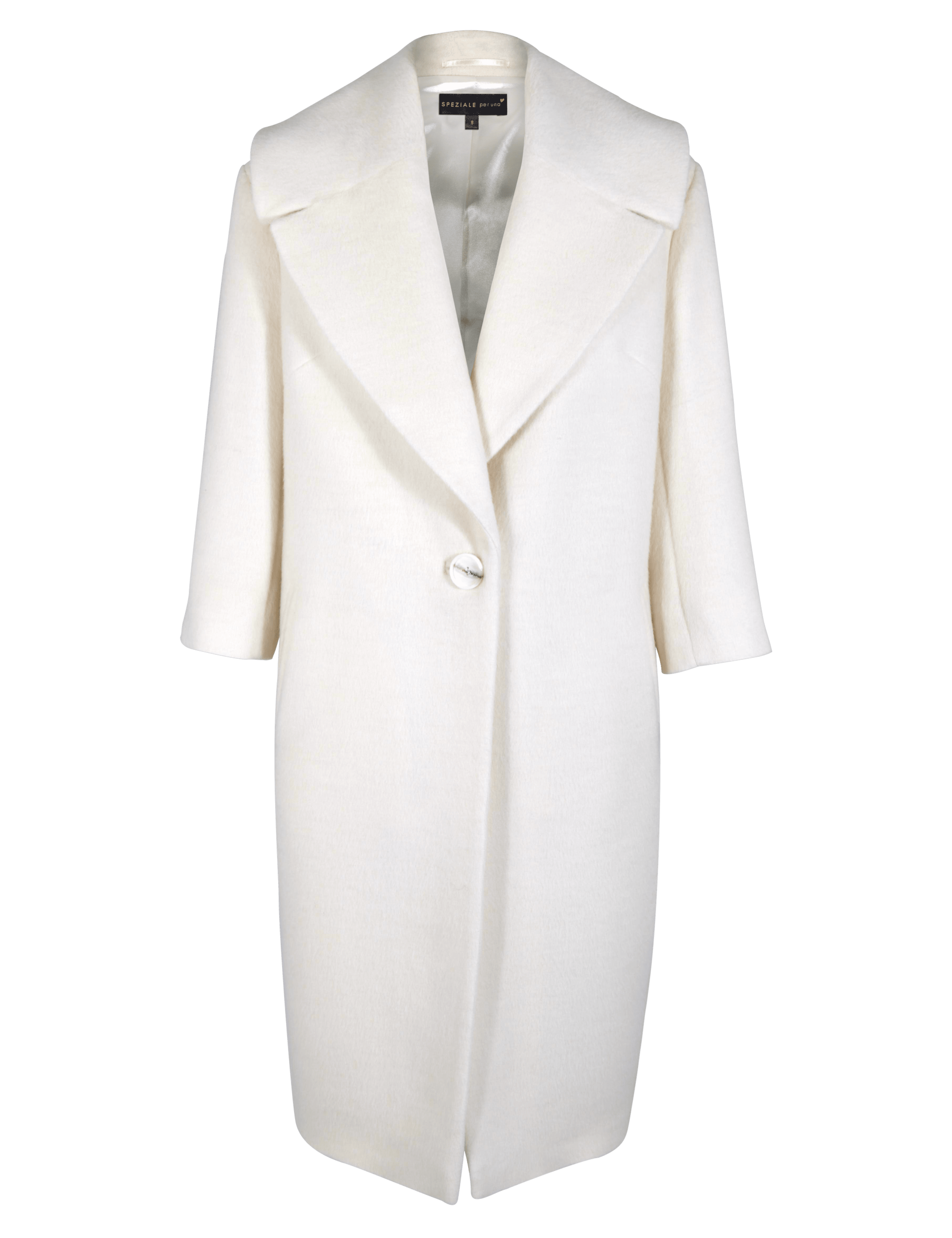 Speziale Pure Wool Cocoon Coat 2 of 7
