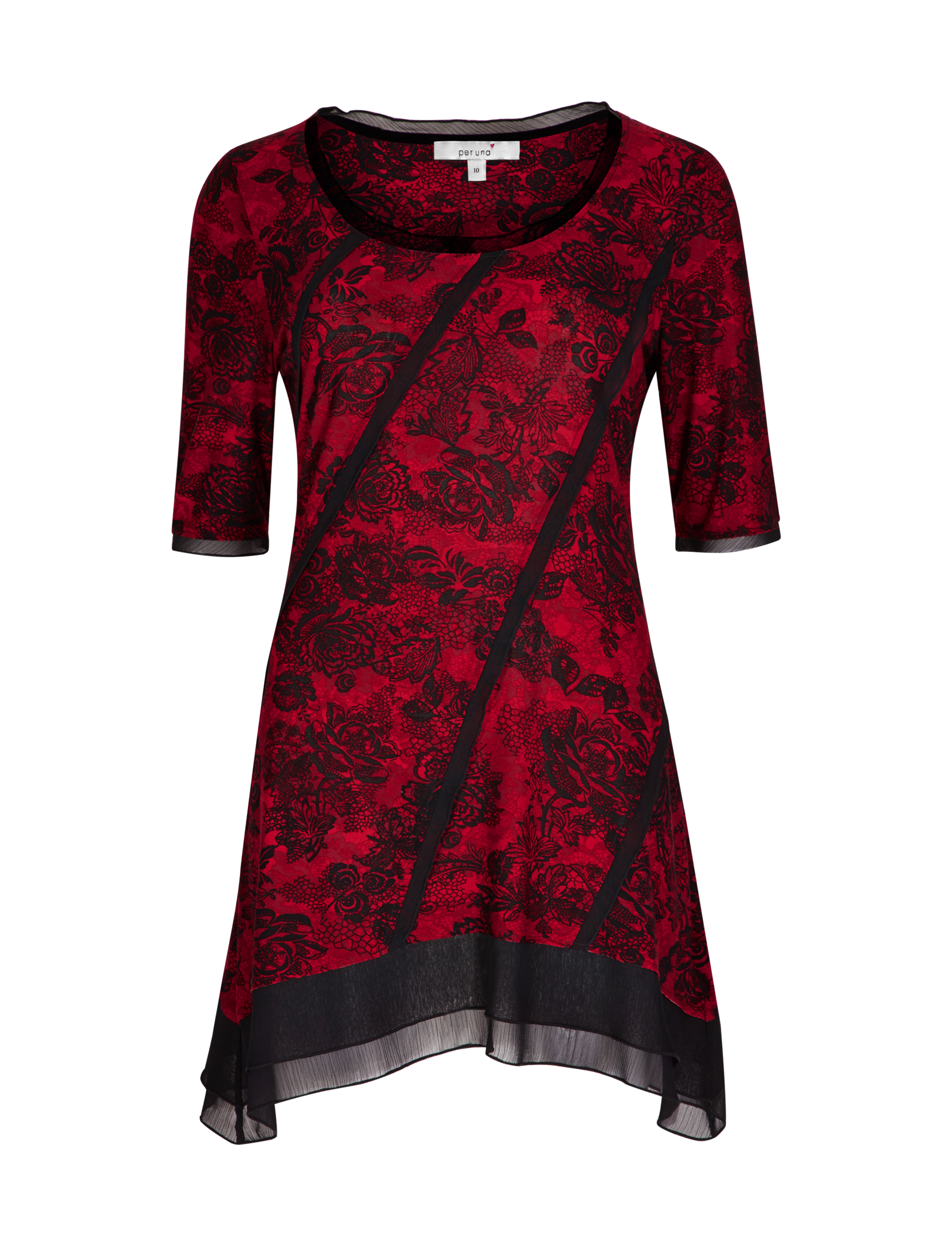 Floral Lace Print Tunic 2 of 4
