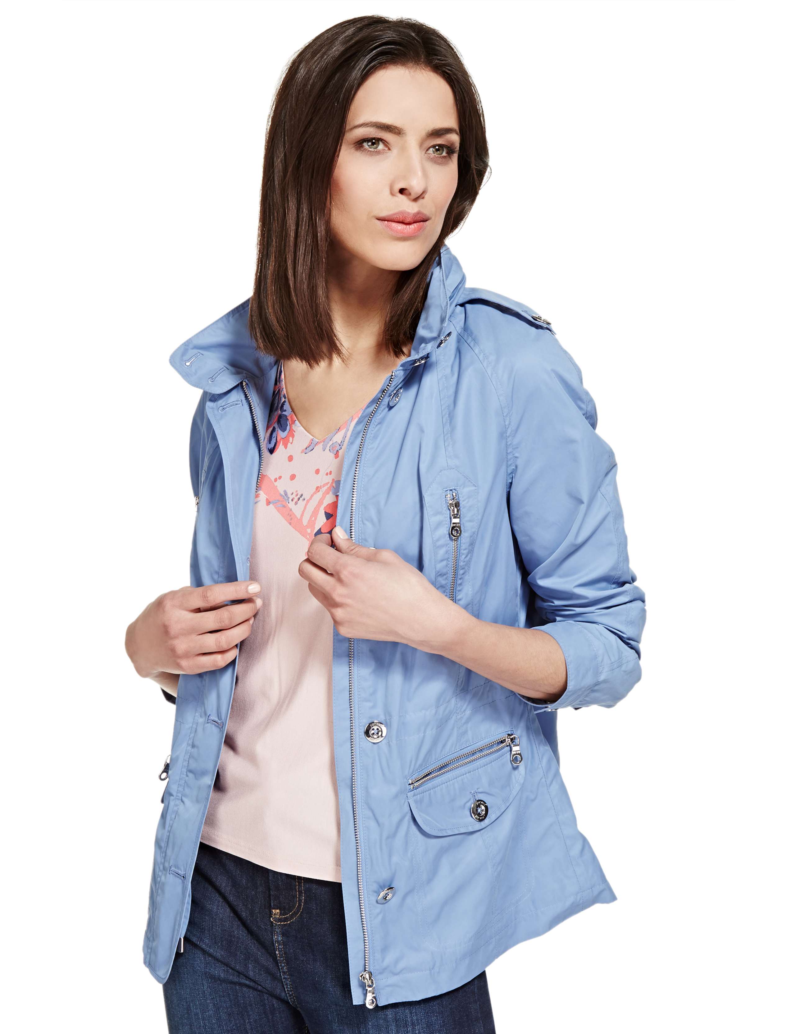 Short Soft Hooded Parka with Stormwear™ 1 of 5