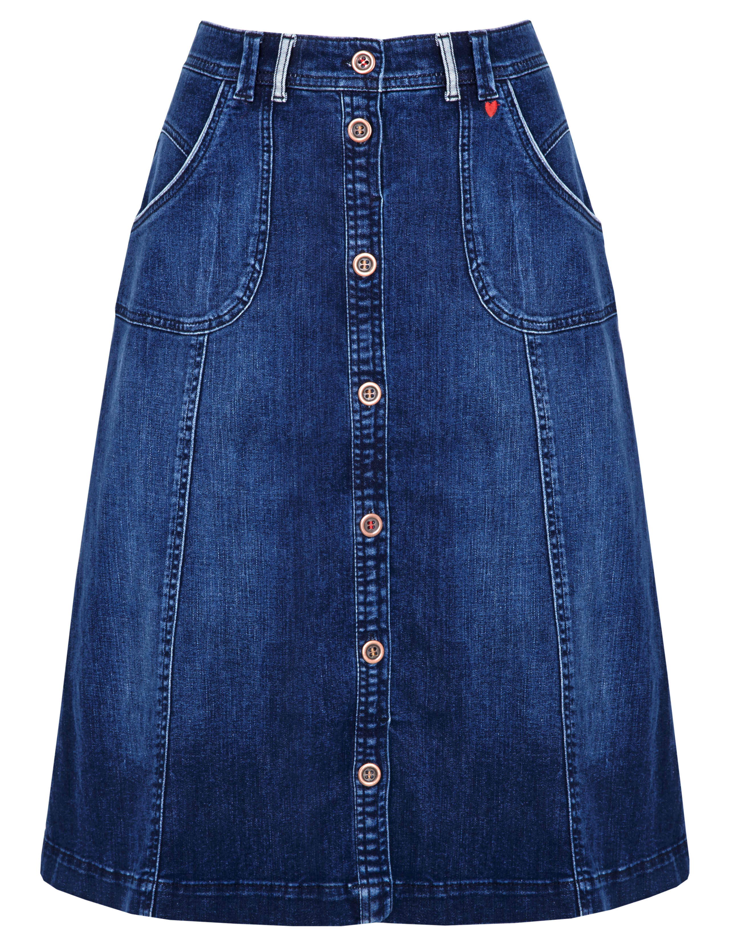 A-line Denim Skirt 3 of 5
