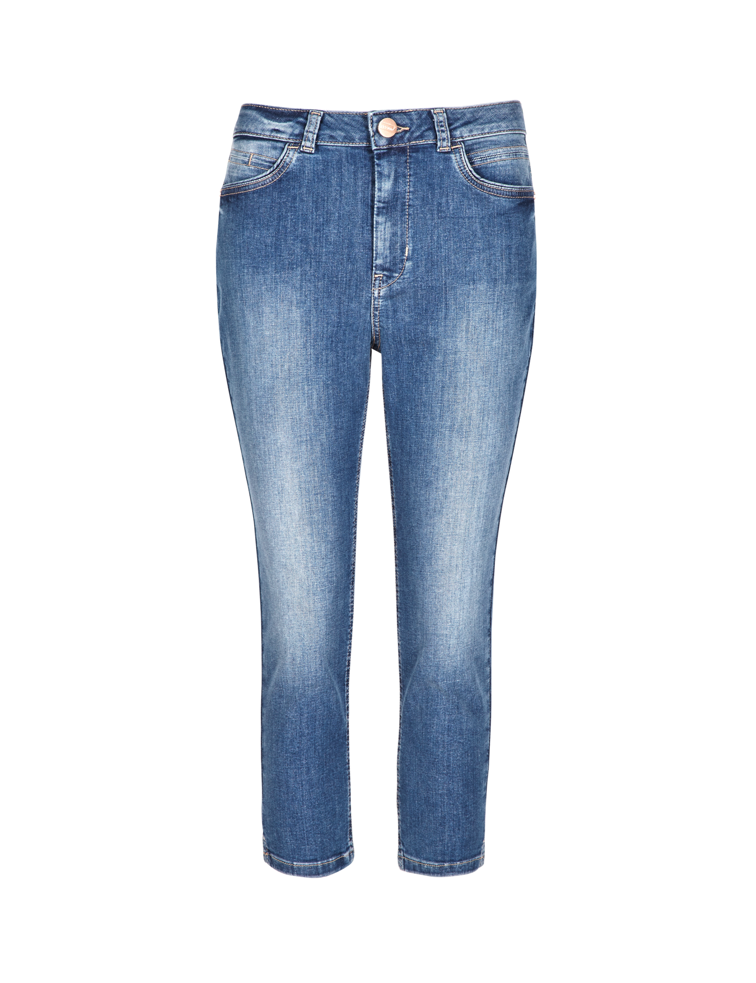 Roma Rise Cropped Slim Leg Jeans 2 of 4
